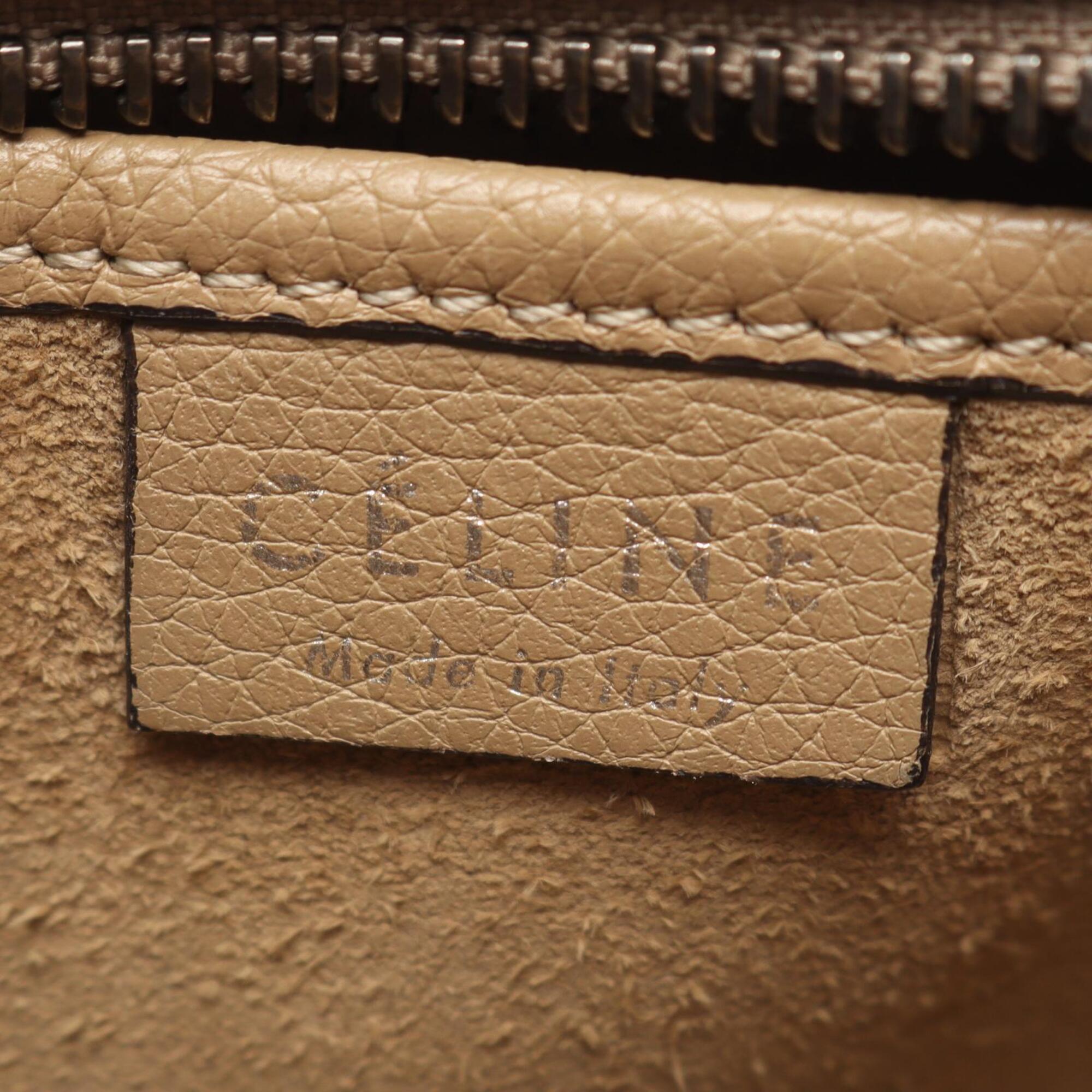 Celine Beige Leather Handbag (Pre-Owned)