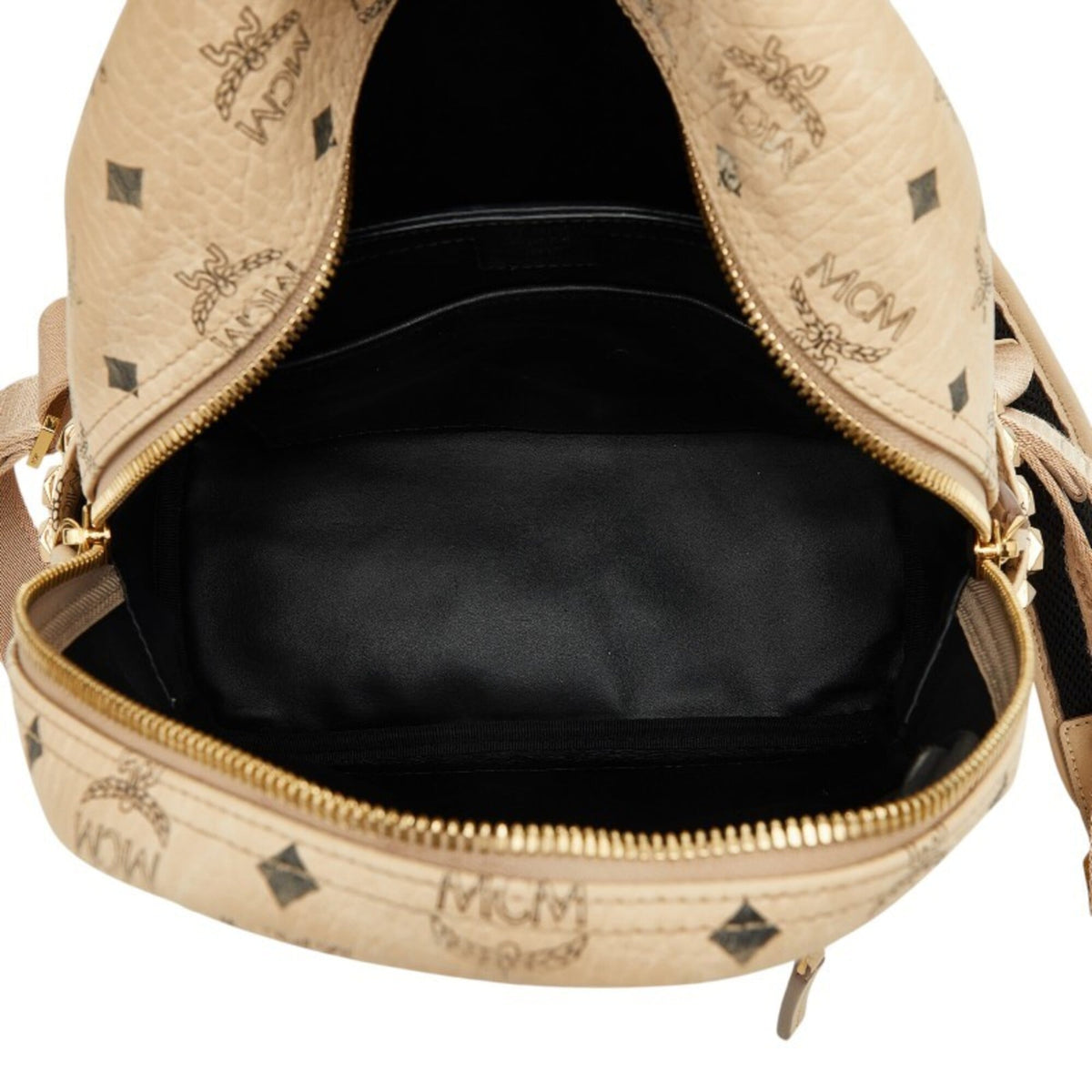 Mcm Beige Pvc Backpack (Pre-Owned)