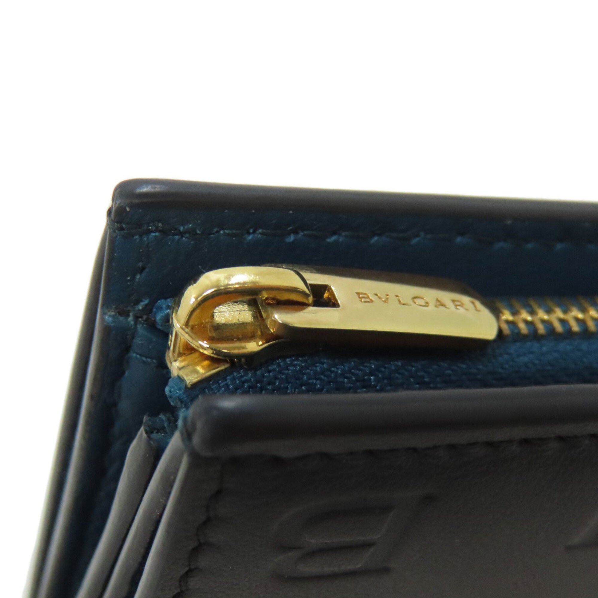 Bvlgari Black Leather Wallet (Bi-Fold) (Pre-Owned)