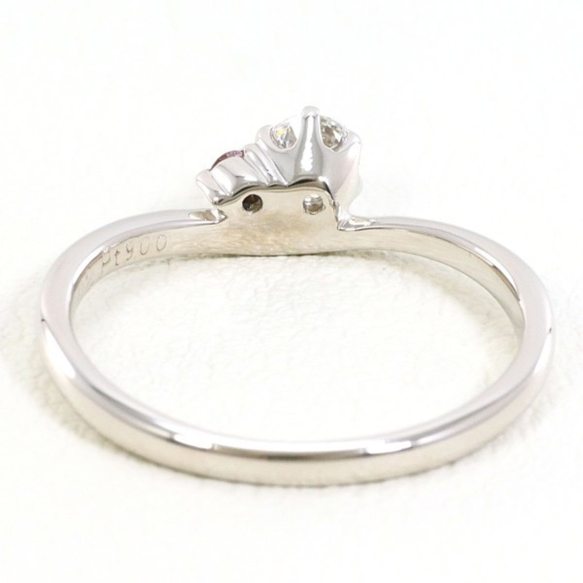 Unbranded Pink Platinum Platinum 900 Band Ring (Pre-Owned)