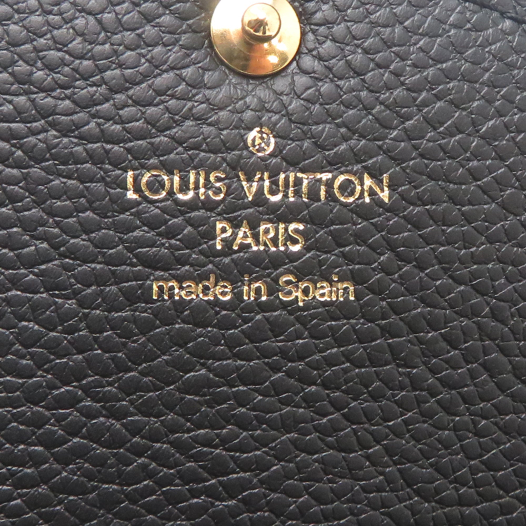 Louis Vuitton Black Noir Monogram Empreinte Long Wallet (Bi-Fold) (Pre-Owned)