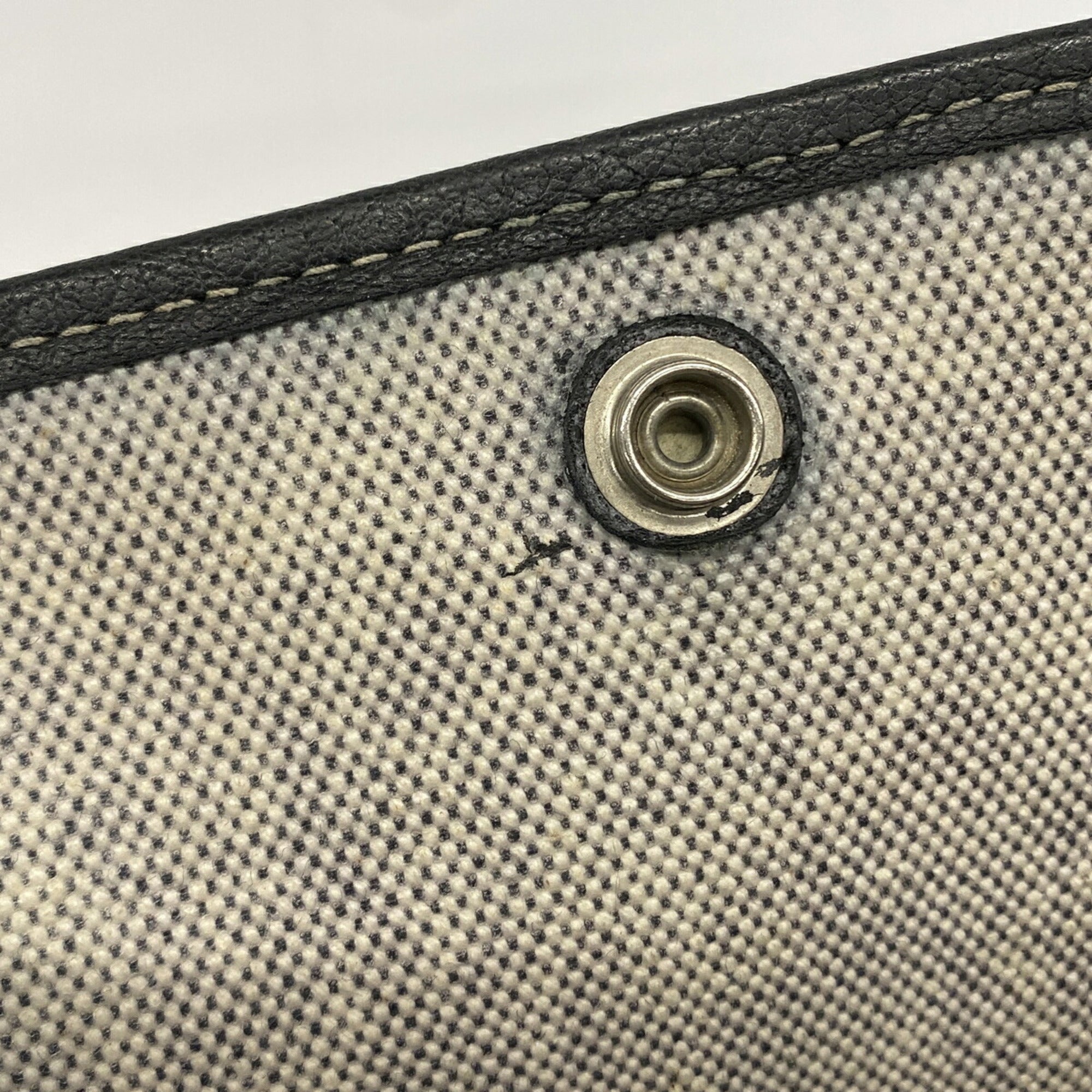 Hermes Black Toile H Tote Bag (Pre-Owned)