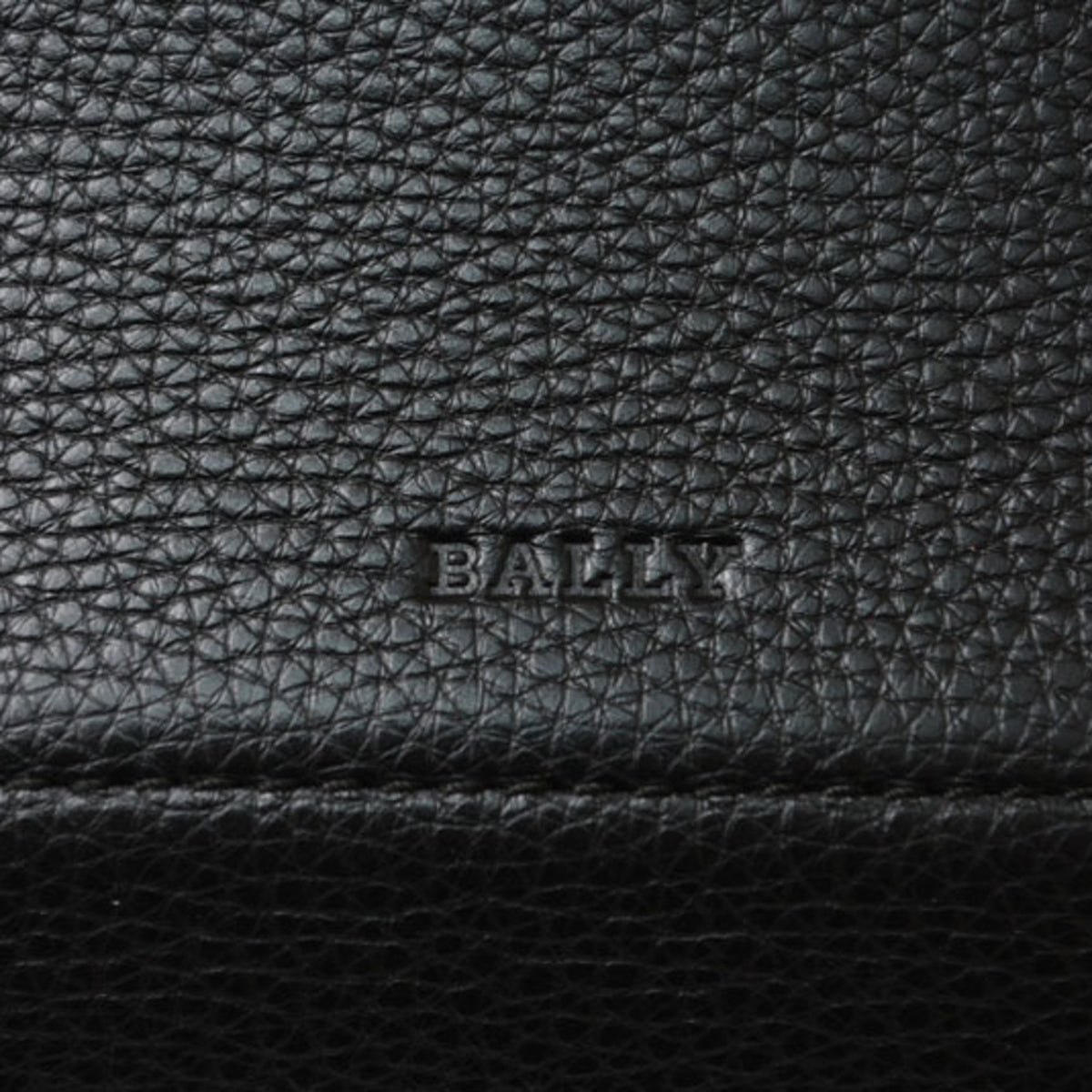 Bally Black Leather Shoulder Bag Tote Bag (Pre-Owned)
