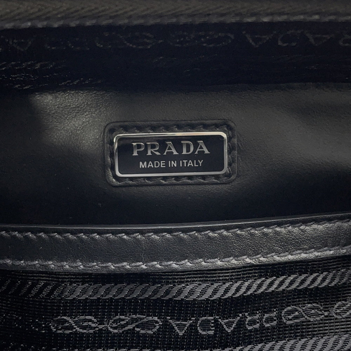 Prada Khaki Saffiano Handbag Shoulder Bag (Pre-Owned)