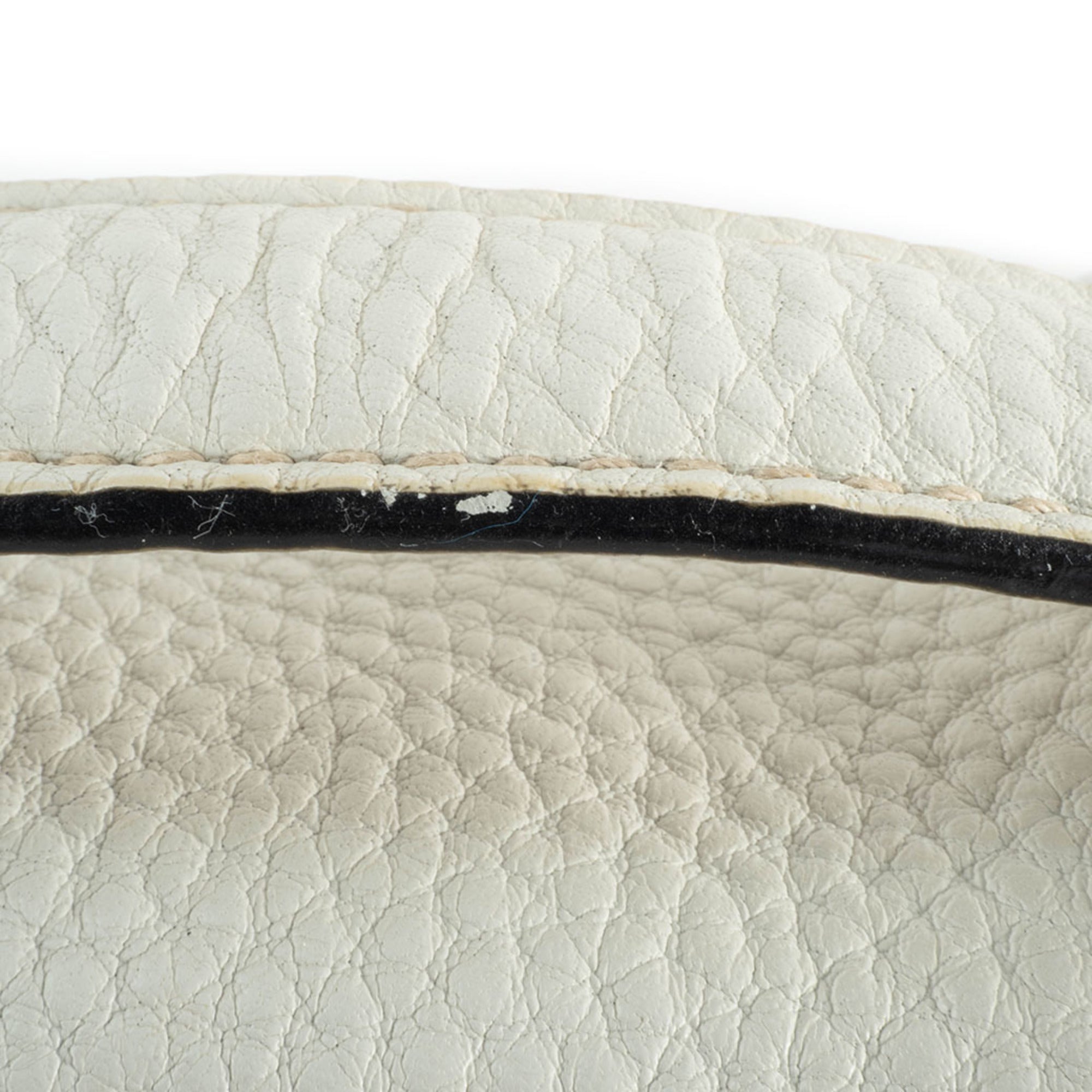 Prada White Leather Handbag (Pre-Owned)