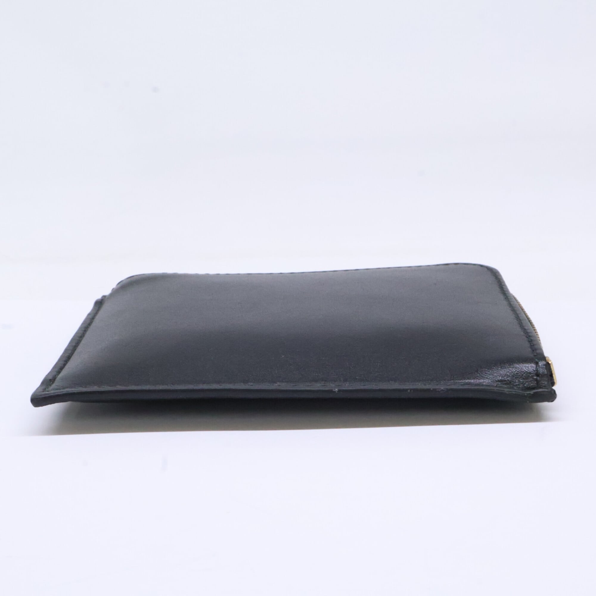Comme Des Garçons Black Leather Coin Purse/Coin Case (Pre-Owned)
