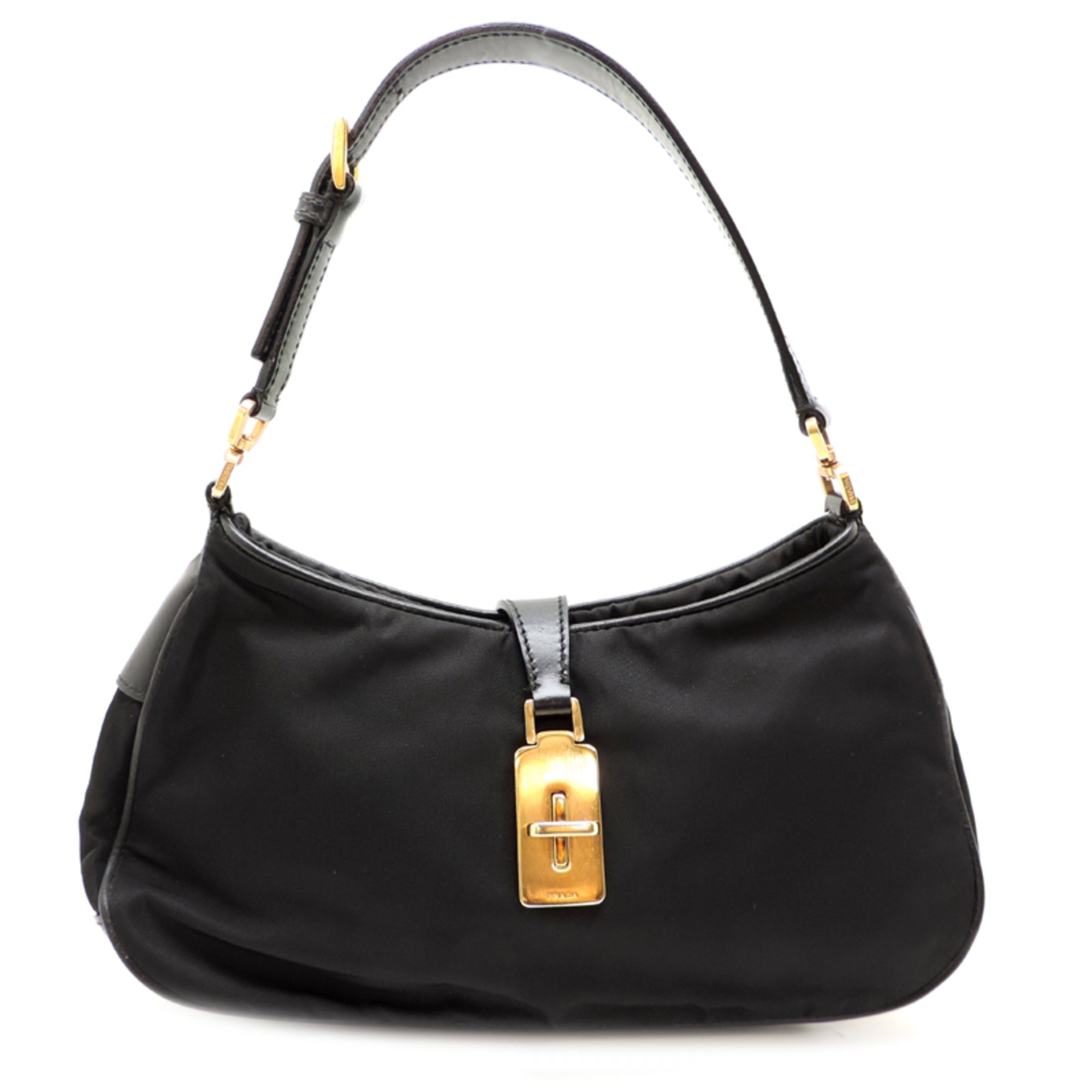 Prada Black Nero Nylon Shoulder Bag (Pre-Owned)
