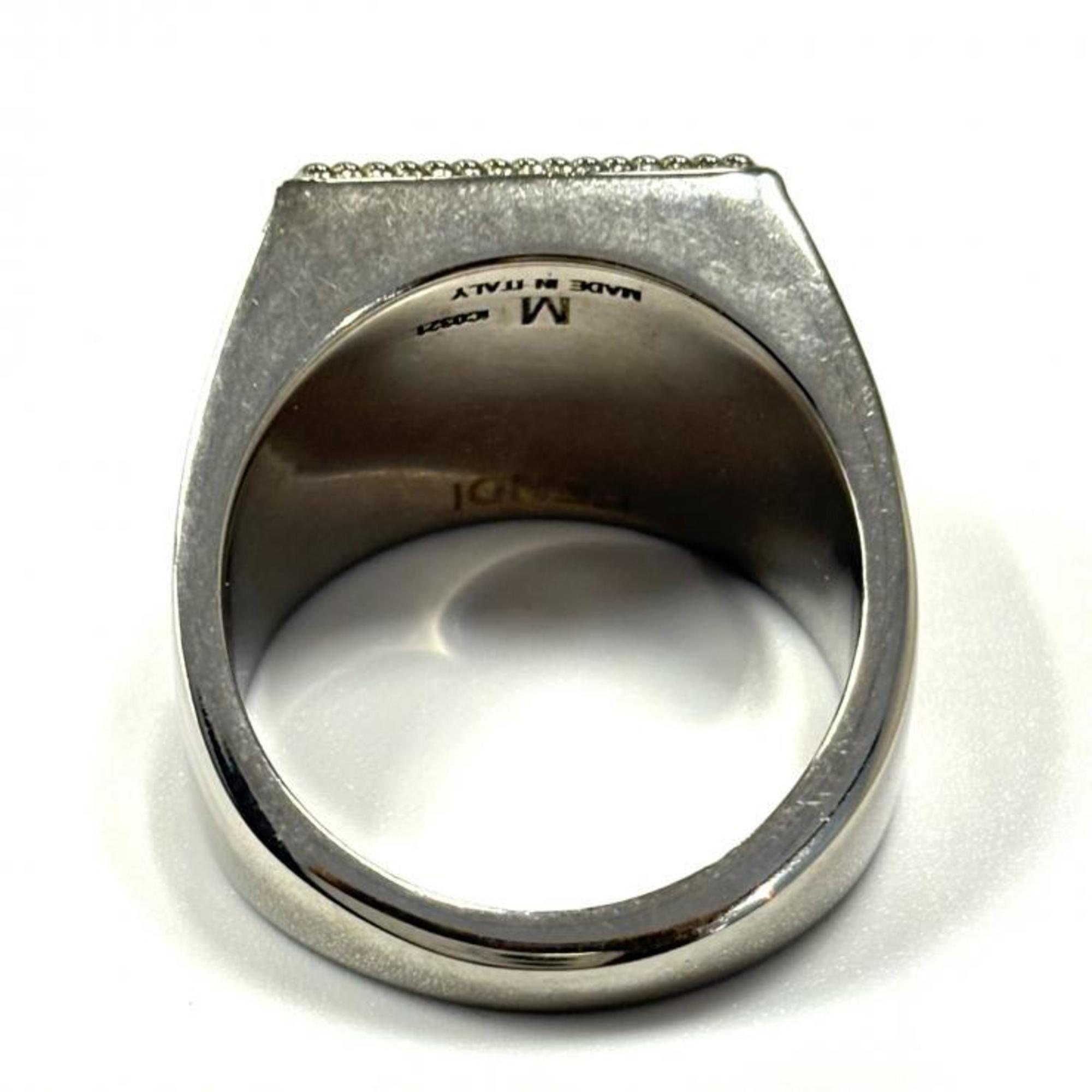 Fendi Silver Band Ring (Pre-Owned)
