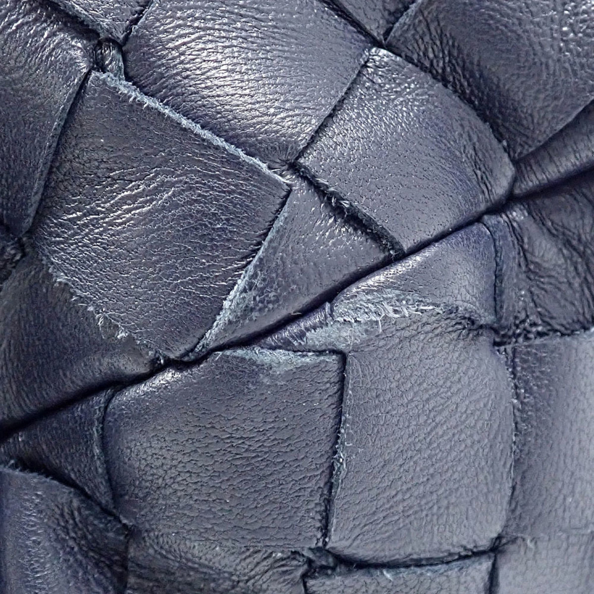 Bottega Veneta Navy Leather Shoulder Bag (Pre-Owned)