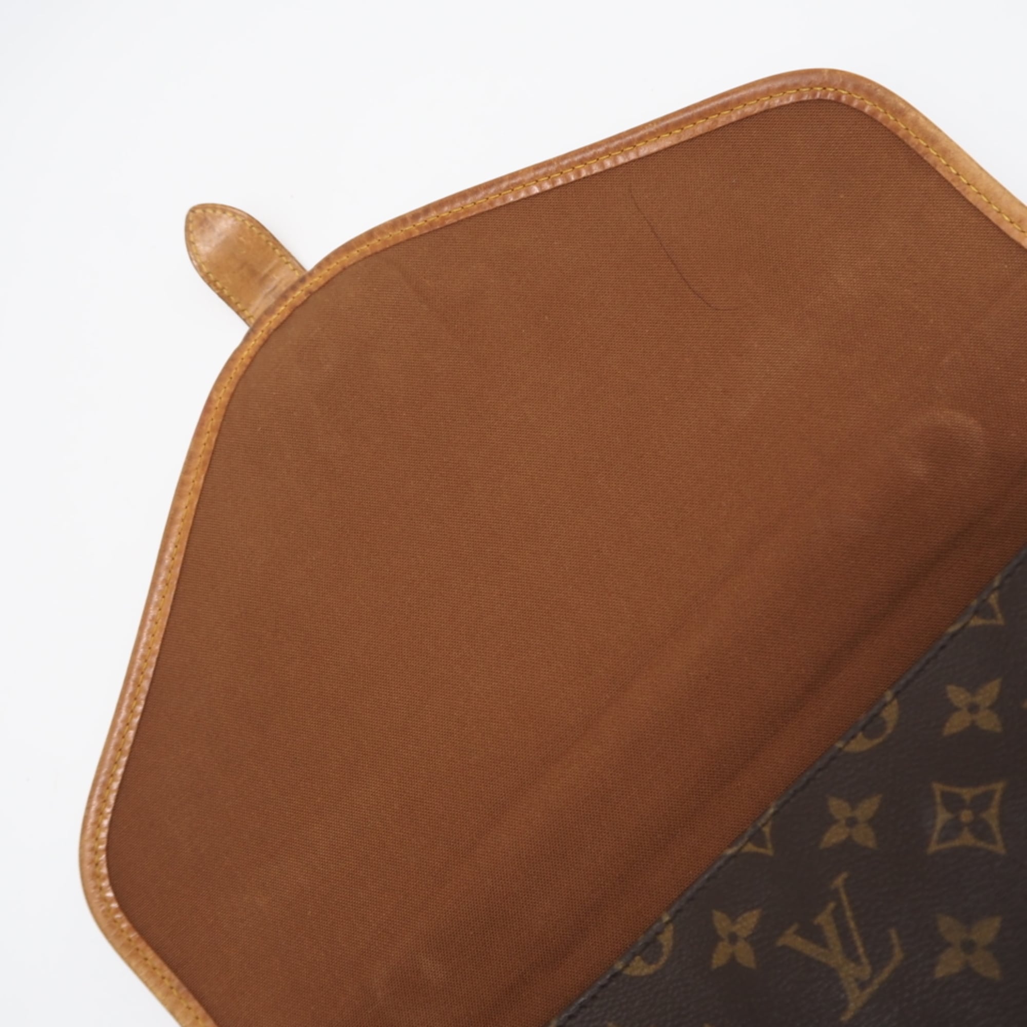 Louis Vuitton Brown Coated Canvas Leather Handbag (Pre-Owned)
