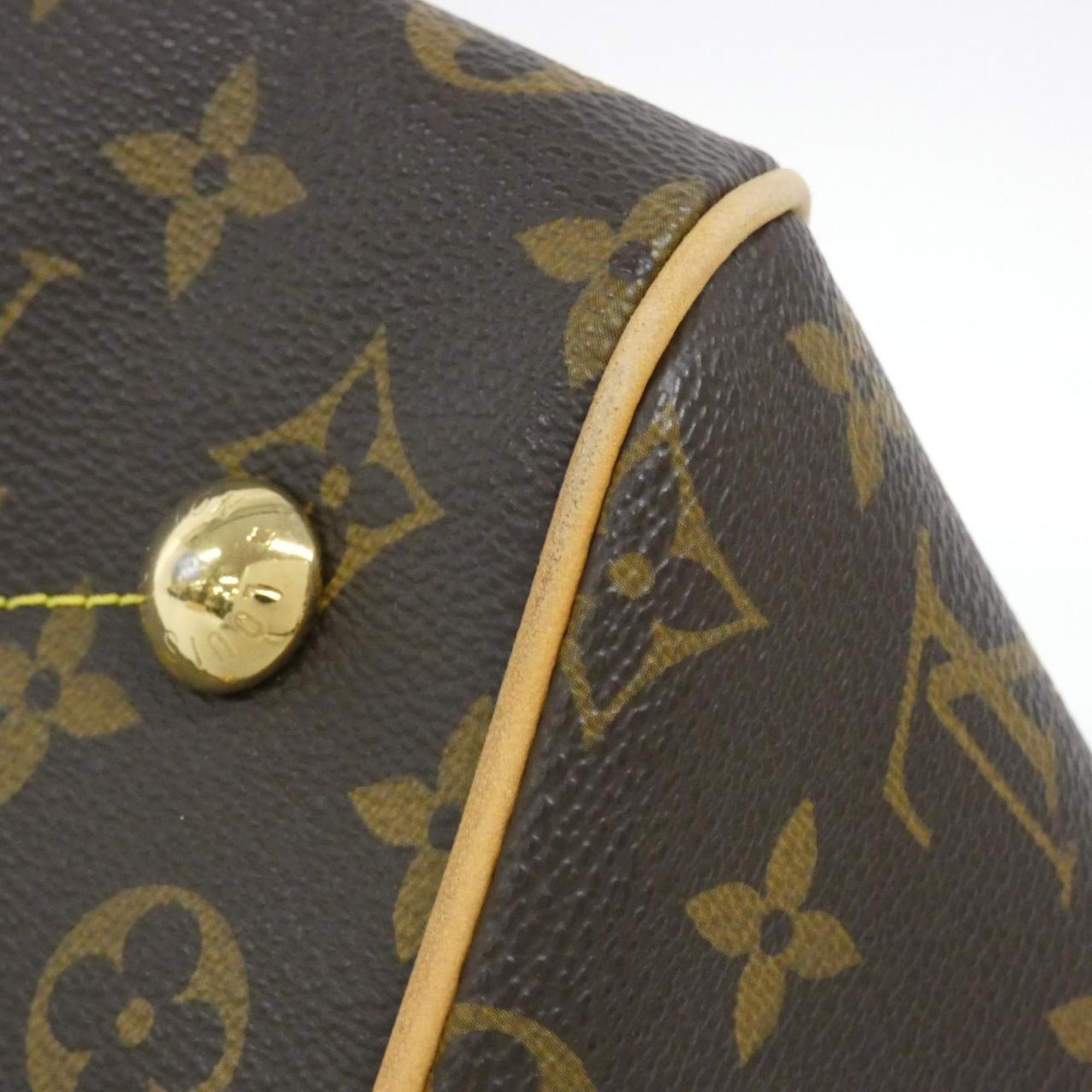 Louis Vuitton Brown Coated Canvas Handbag (Pre-Owned)