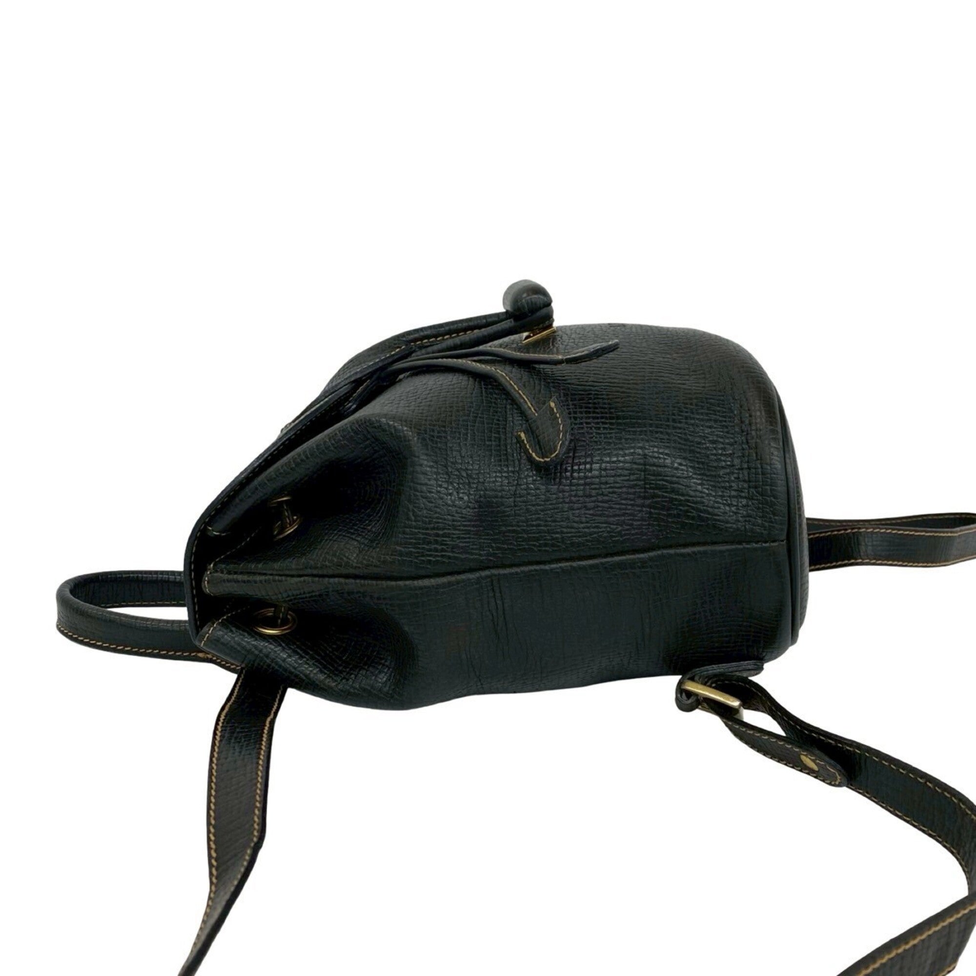 Loewe Black Leather Backpack (Pre-Owned)