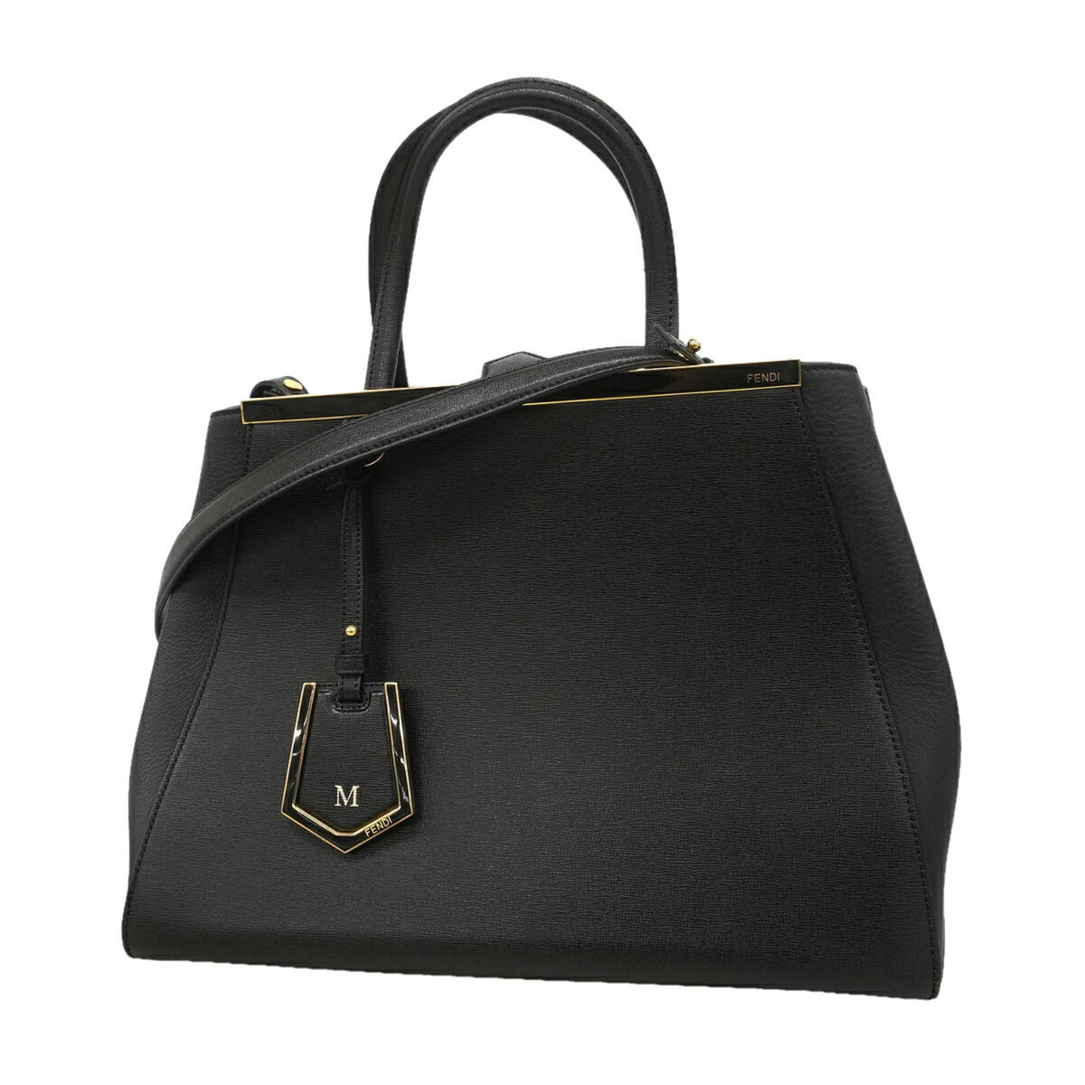 Fendi Black Leather Handbag (Pre-Owned)