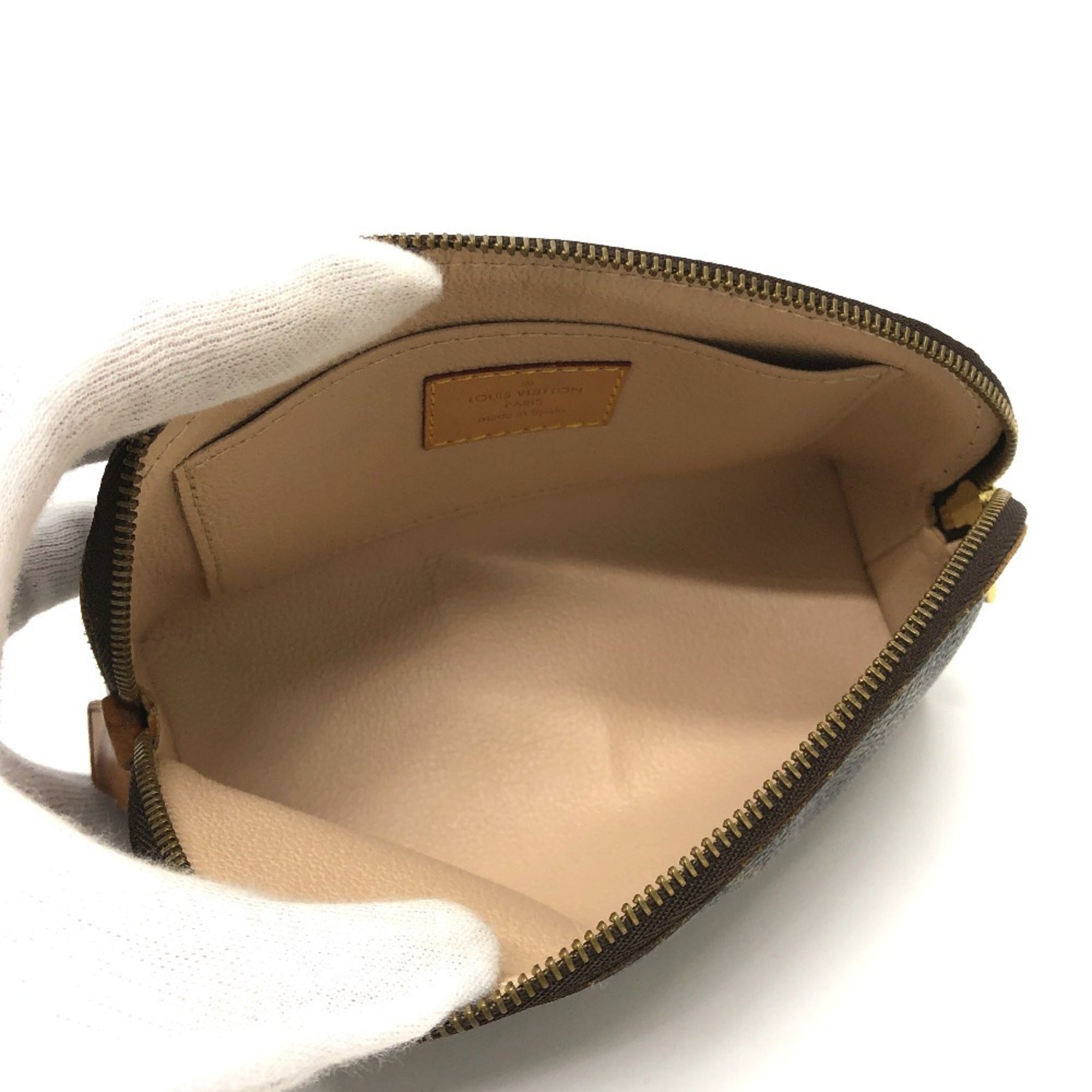 Louis Vuitton Brown Monogram Canvas Pouch (Pre-Owned)