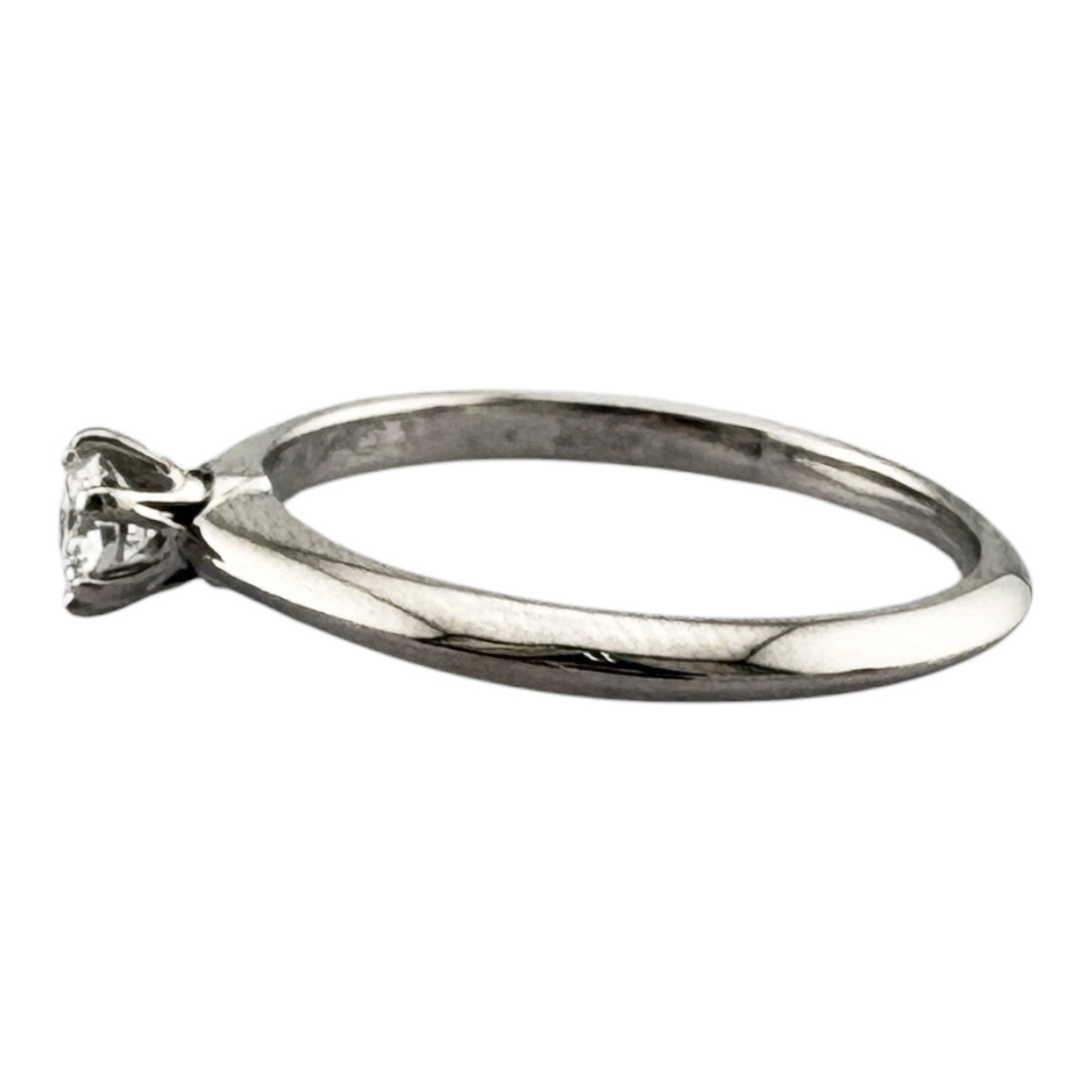 Tiffany Platinum Platinum 950 Band Ring (Pre-Owned)