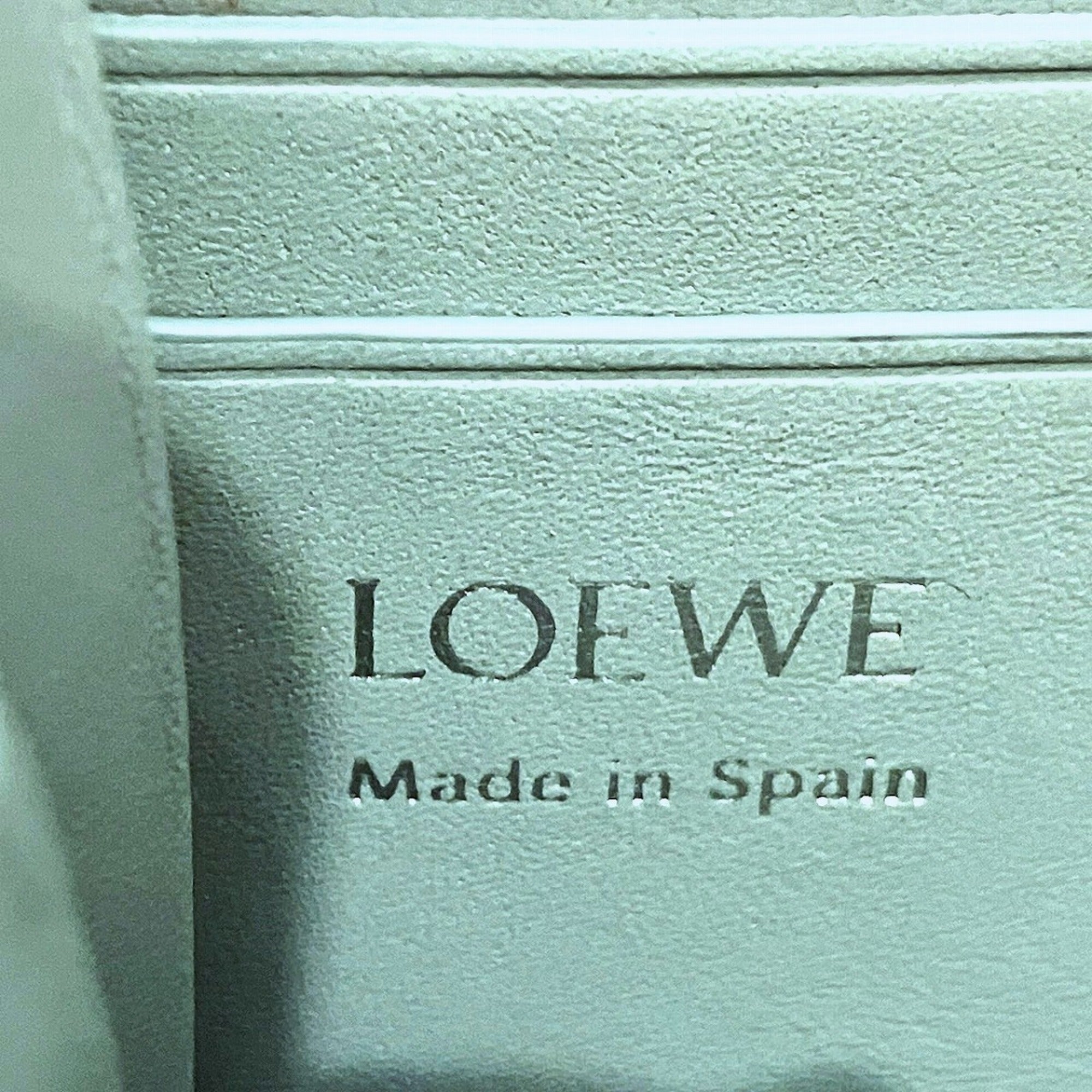 Loewe Blue Leather Coin Purse/Coin Case (Pre-Owned)