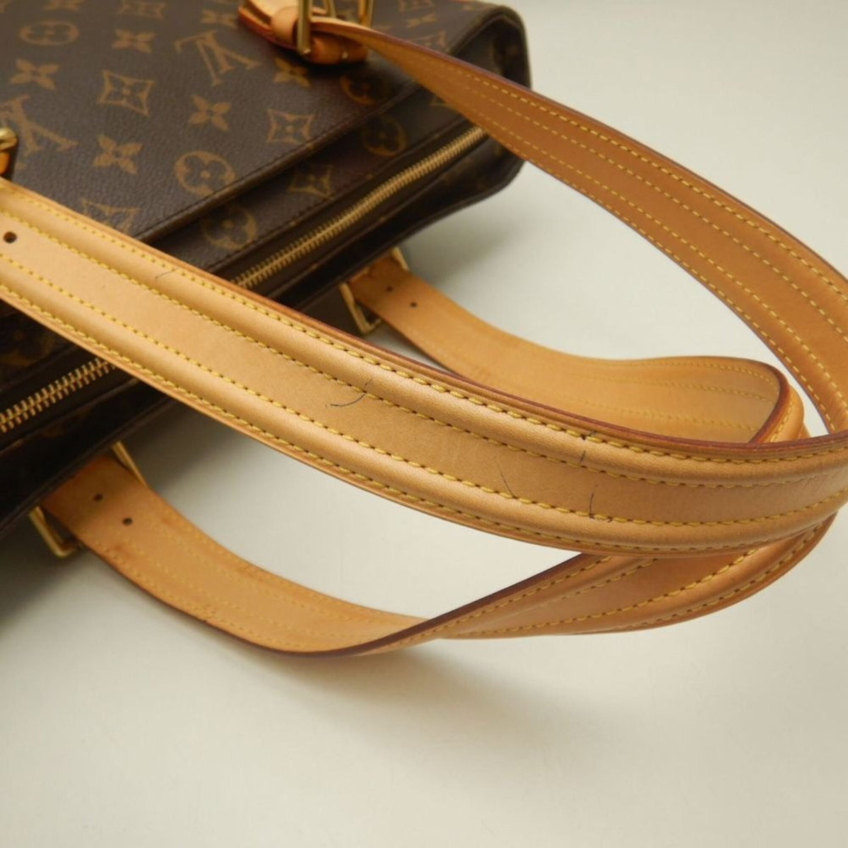 Louis Vuitton Brown Monogram Canvas Tote Bag (Pre-Owned)