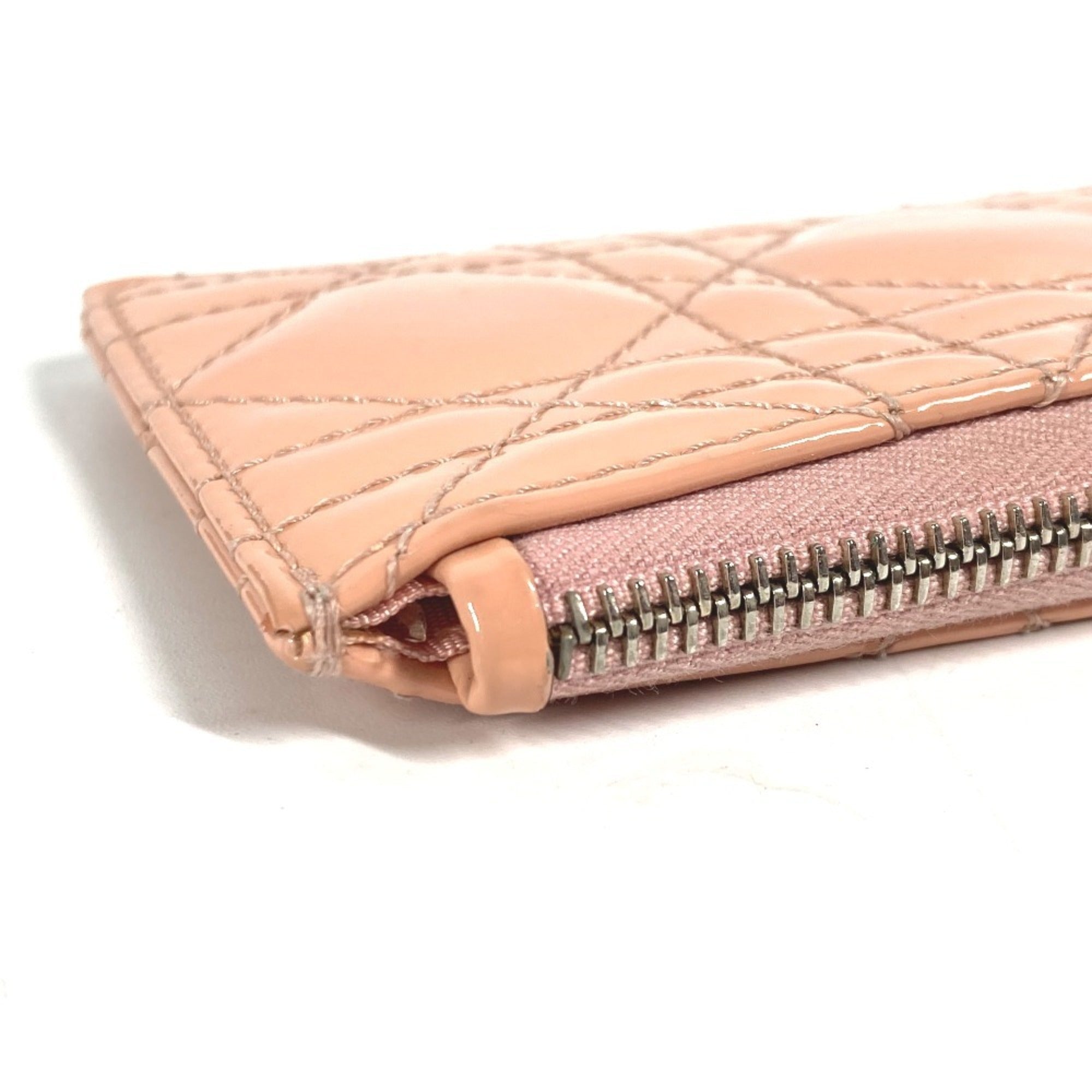 Christian Dior Pink Leather Coin Purse/Coin Case (Pre-Owned)