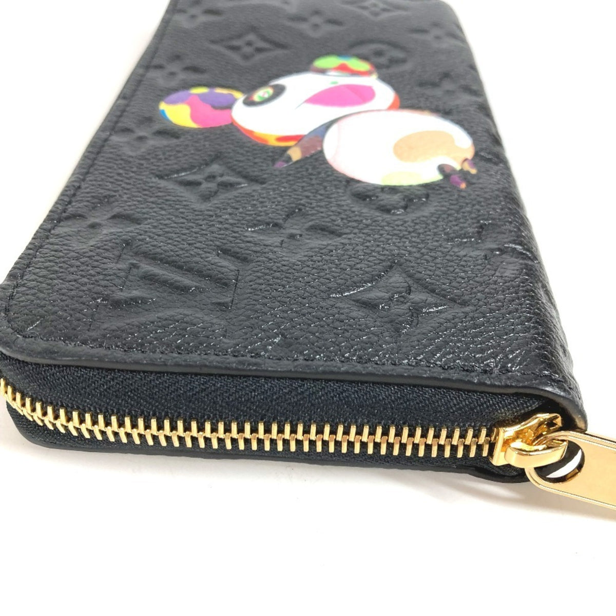 Louis Vuitton Black Noir Monogram Empreinte Long Wallet (Bi-Fold) (Pre-Owned)