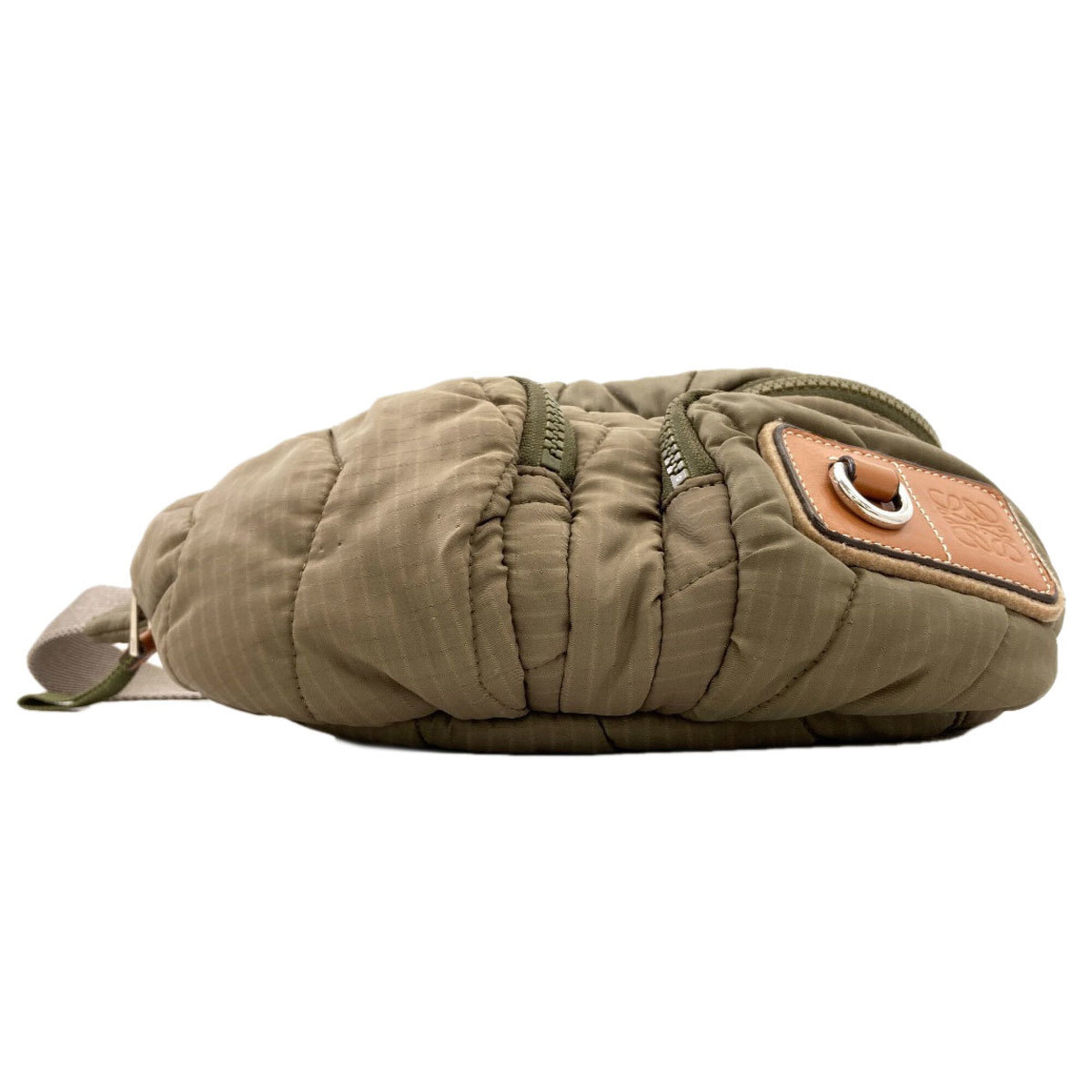 Loewe Khaki Nylon Sling Bag (Pre-Owned)