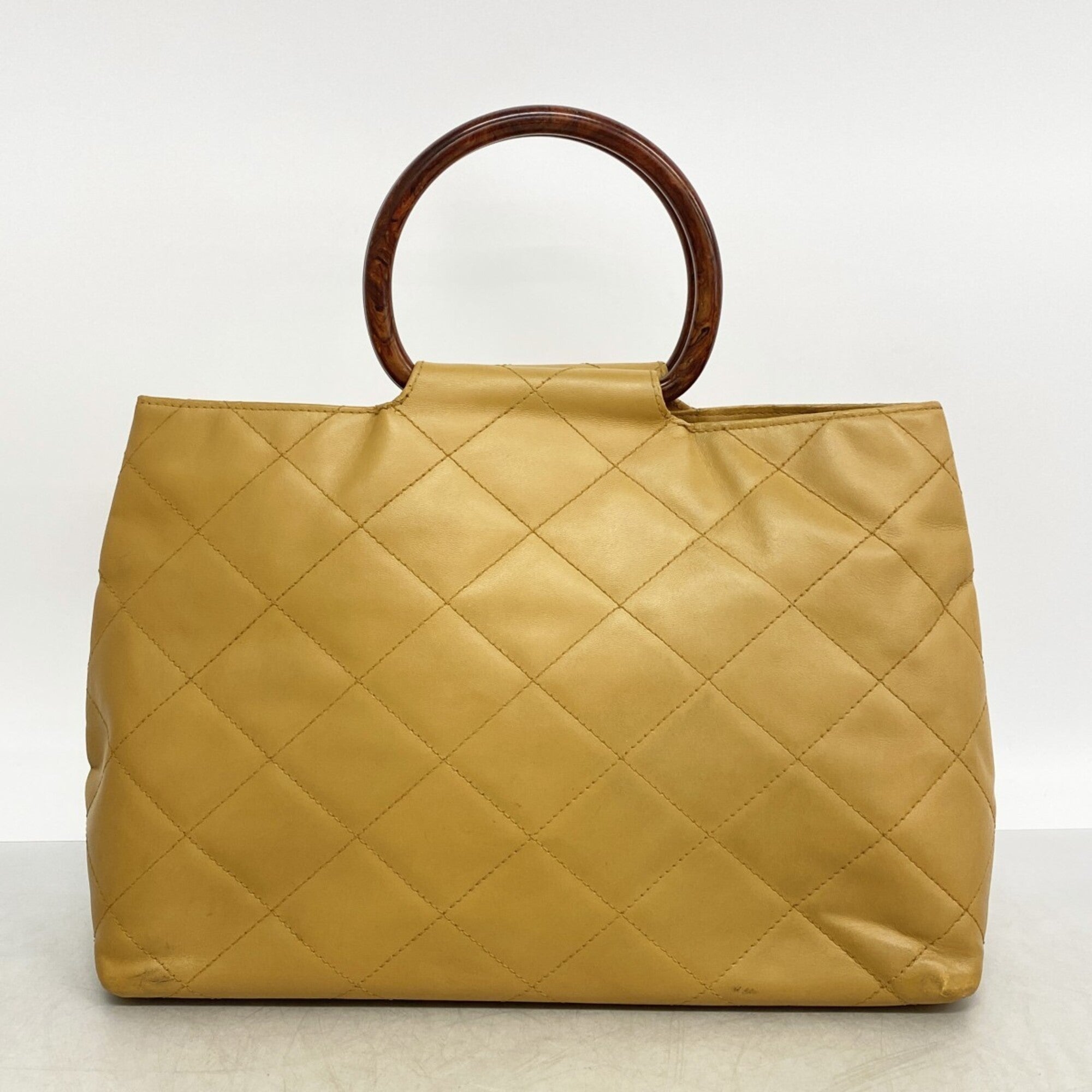Chanel Brown Leather Handbag (Pre-Owned)