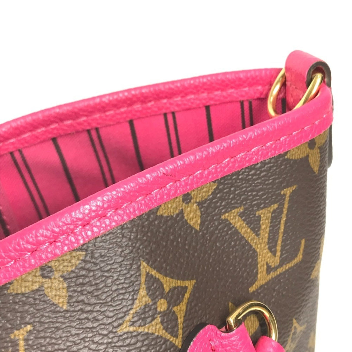 Louis Vuitton Pink Monogram Shoulder Bag Tote Bag (Pre-Owned)