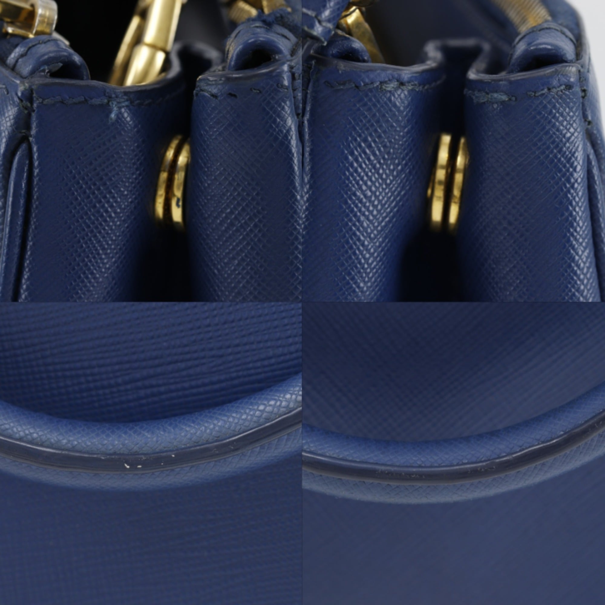Prada Blue Saffiano Tote Bag (Pre-Owned)