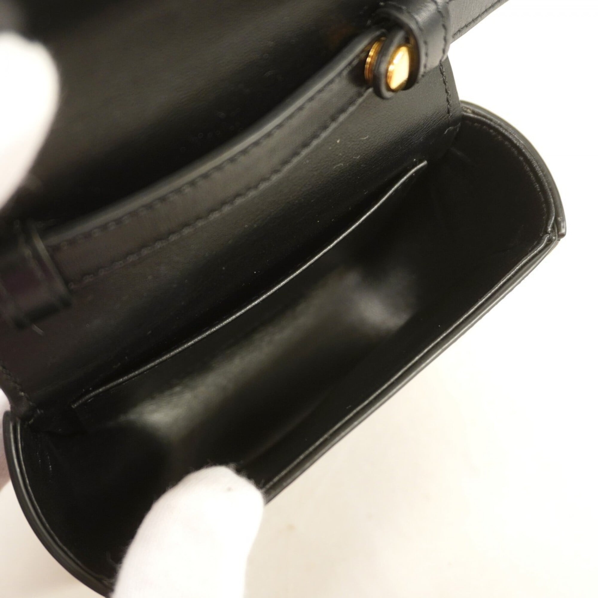 Celine Black Leather Shoulder Bag (Pre-Owned)