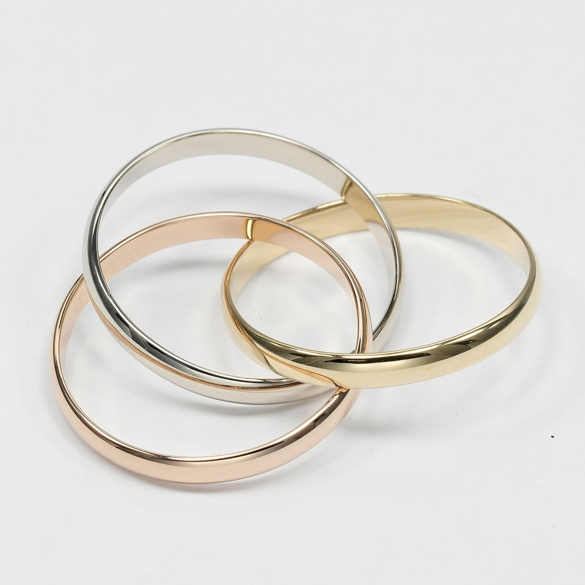 Cartier Trinity Yellow Gold (18K) Pink Gold (18K) White Gold (18K) Band Ring (Pre-Owned)