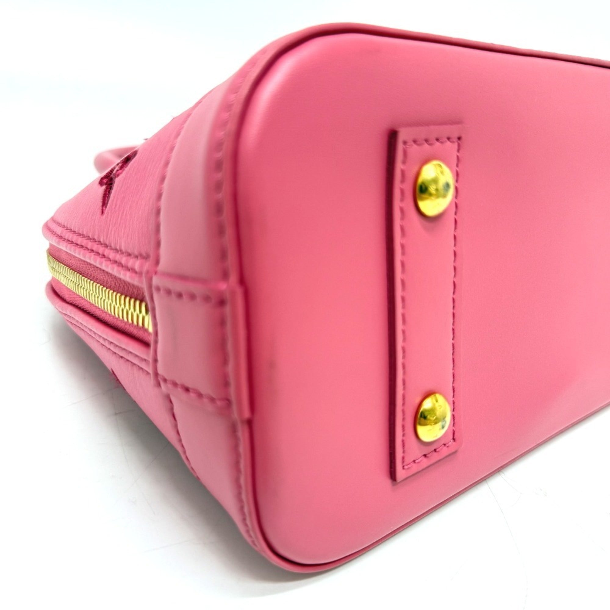 Louis Vuitton Pink Leather Handbag (Pre-Owned)