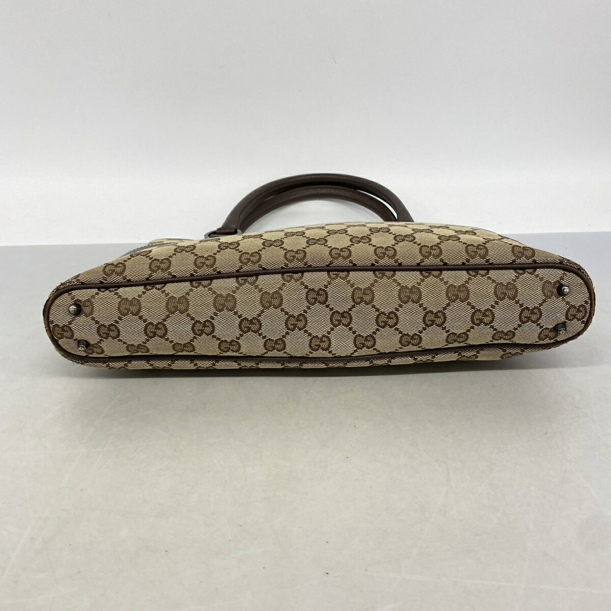Gucci Beige Canvas Handbag (Pre-Owned)