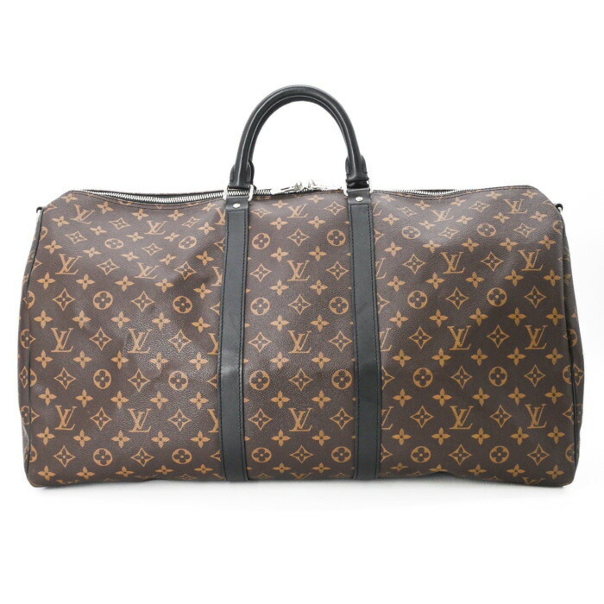 Louis Vuitton Brown Monogram Macassar Monogram Boston Bag (Pre-Owned)