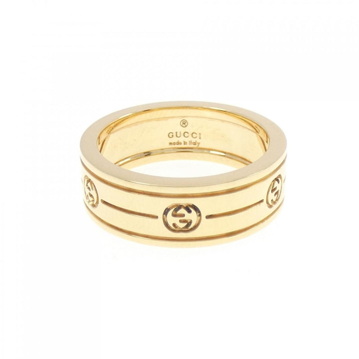 Gucci Yellow Gold (18K) Band Ring (Pre-Owned)