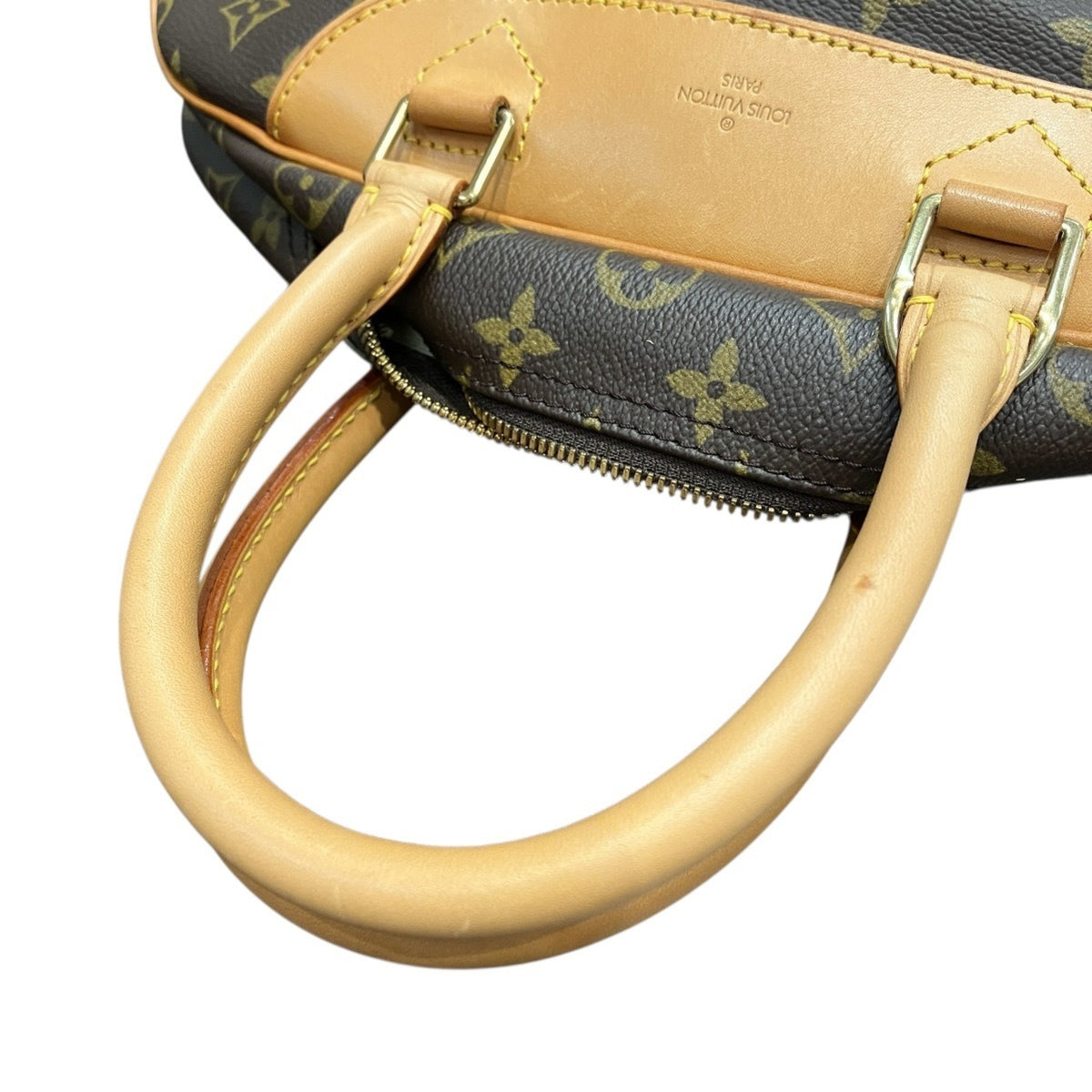 Louis Vuitton Brown Monogram Canvas Handbag (Pre-Owned)