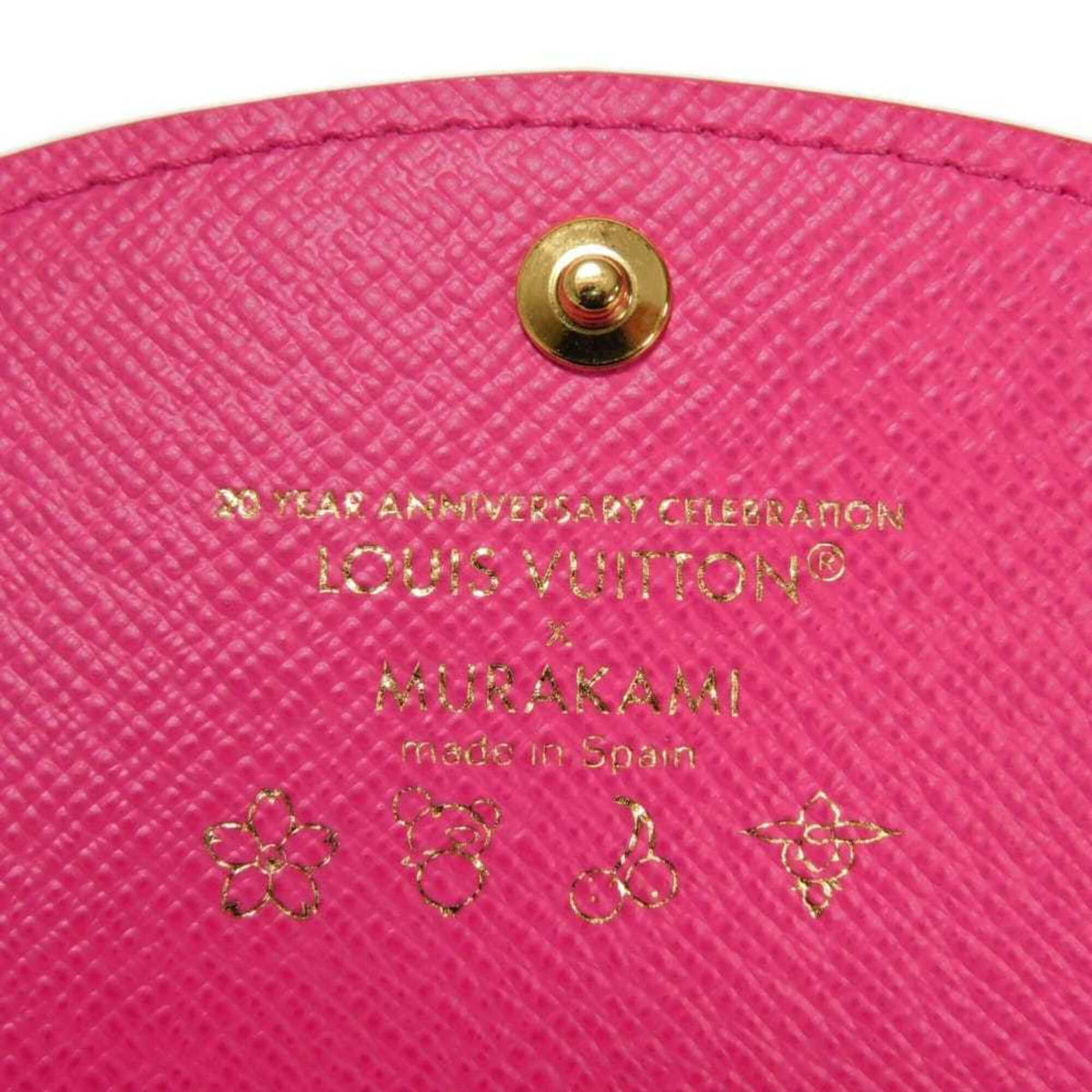 Louis Vuitton Monogram Multicolore Pink White Monogram Multicolore Canvas Wallet (Bi-Fold) (Pre-Owned)