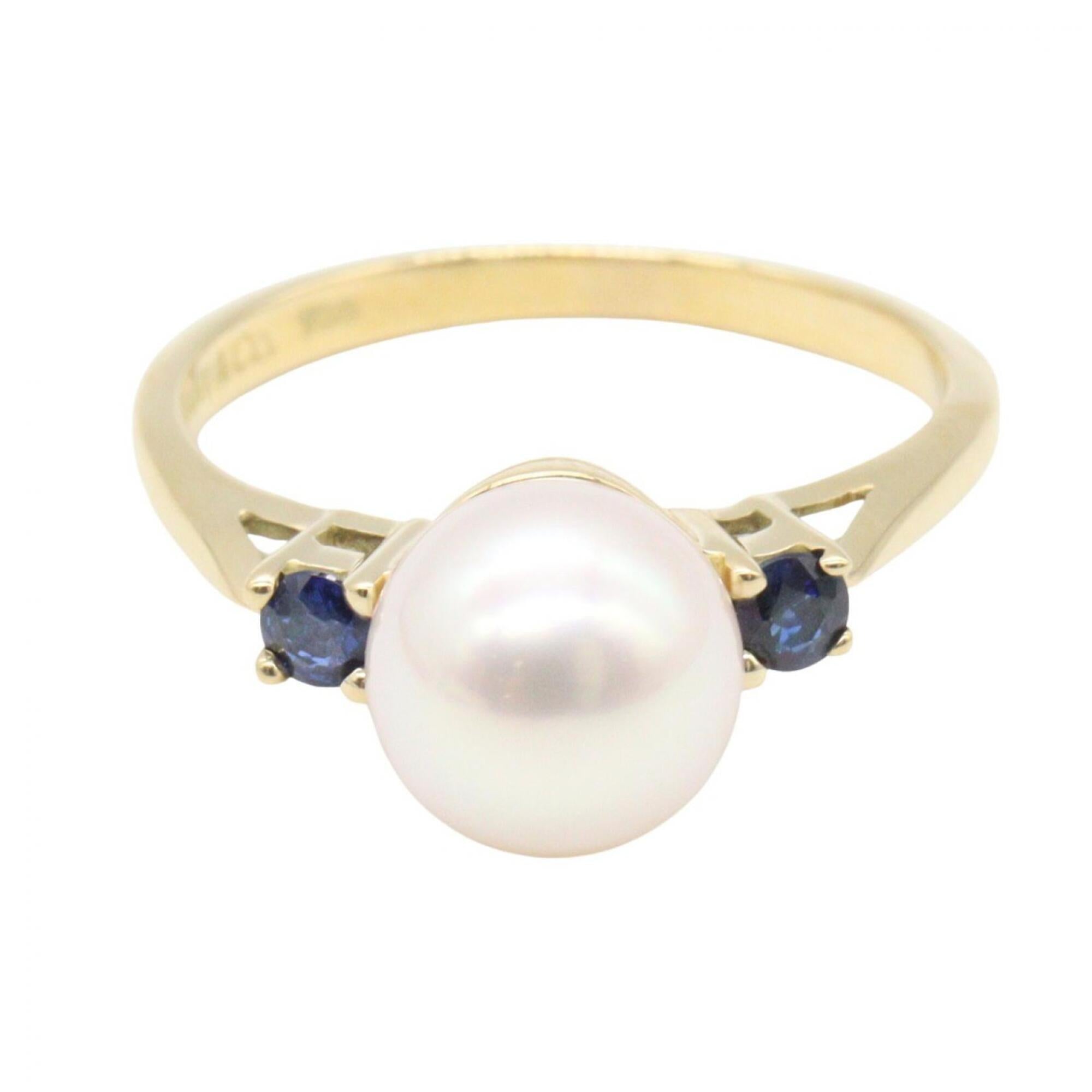 Tiffany Gold White Band Ring (Pre-Owned)