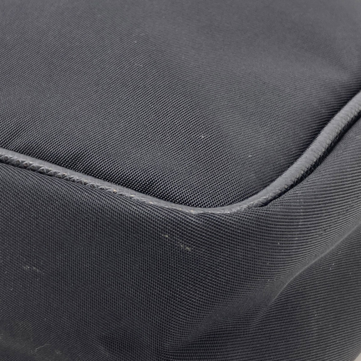 Prada Black Nylon Pouch Shoulder Bag (Pre-Owned)