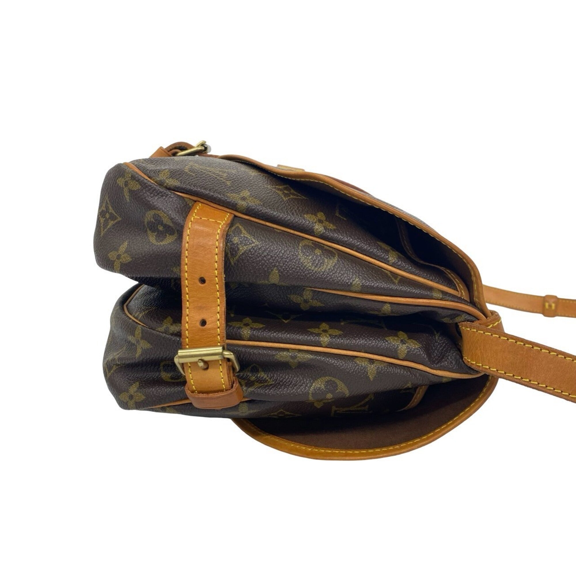 Louis Vuitton Brown Leather Pvc Pochette Shoulder Bag (Pre-Owned)
