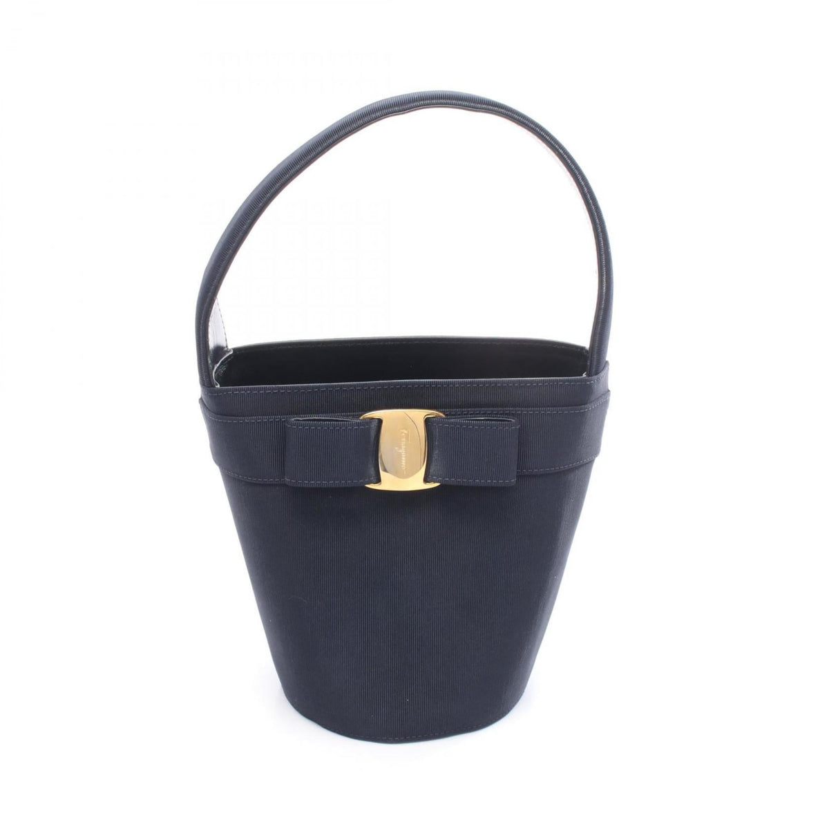 Salvatore Ferragamo Black Suede Handbag (Pre-Owned)