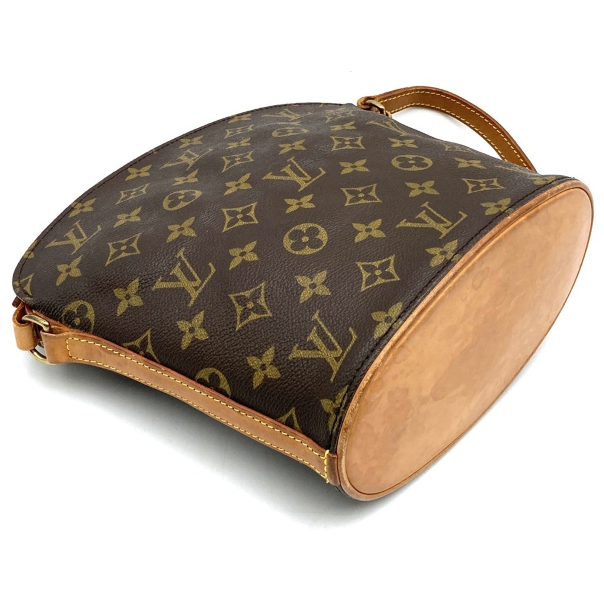 Louis Vuitton Brown Monogram Canvas Shoulder Bag (Pre-Owned)