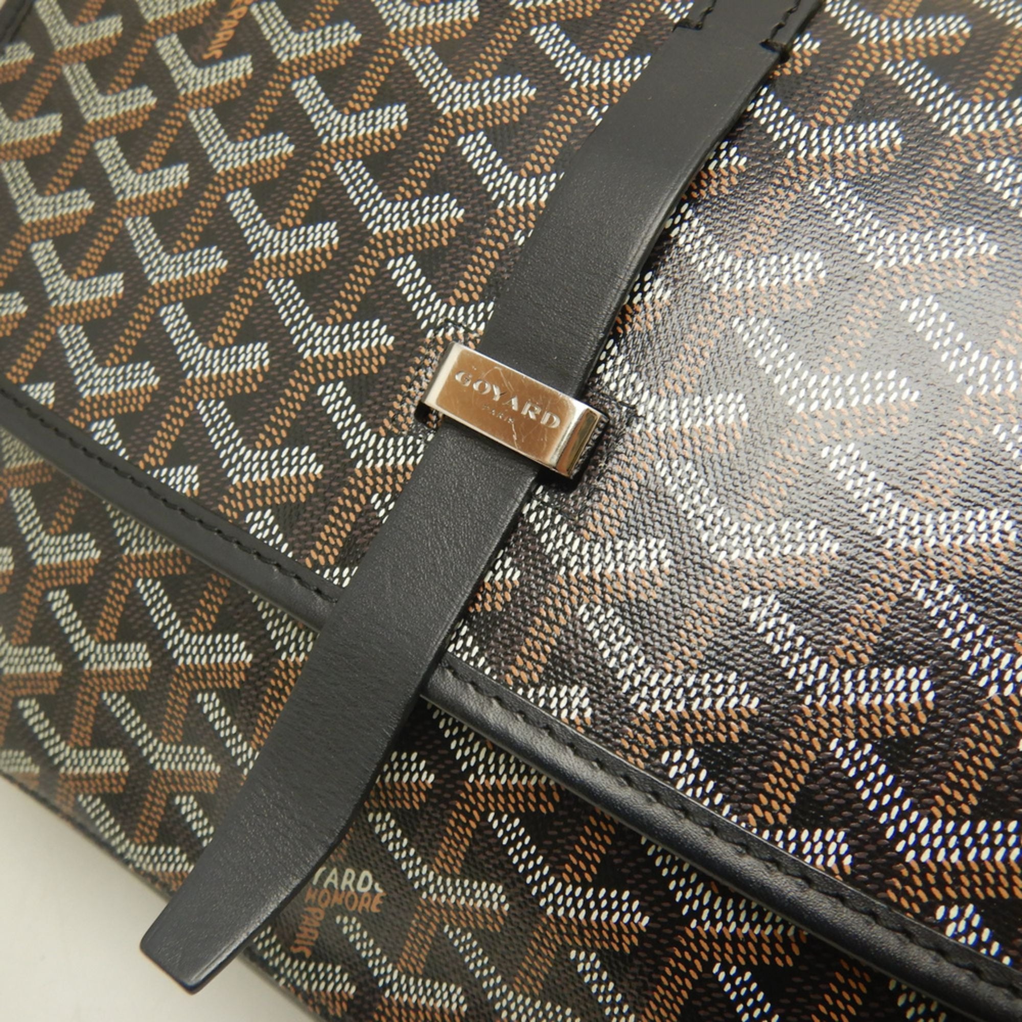 Goyard Black Coated Canvas Shoulder Bag (Pre-Owned)
