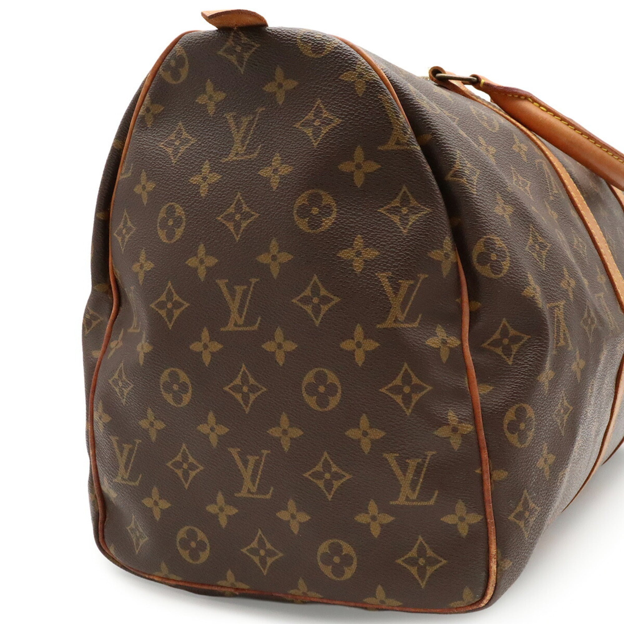 Louis Vuitton Brown Monogram Boston Bag Handbag (Pre-Owned)