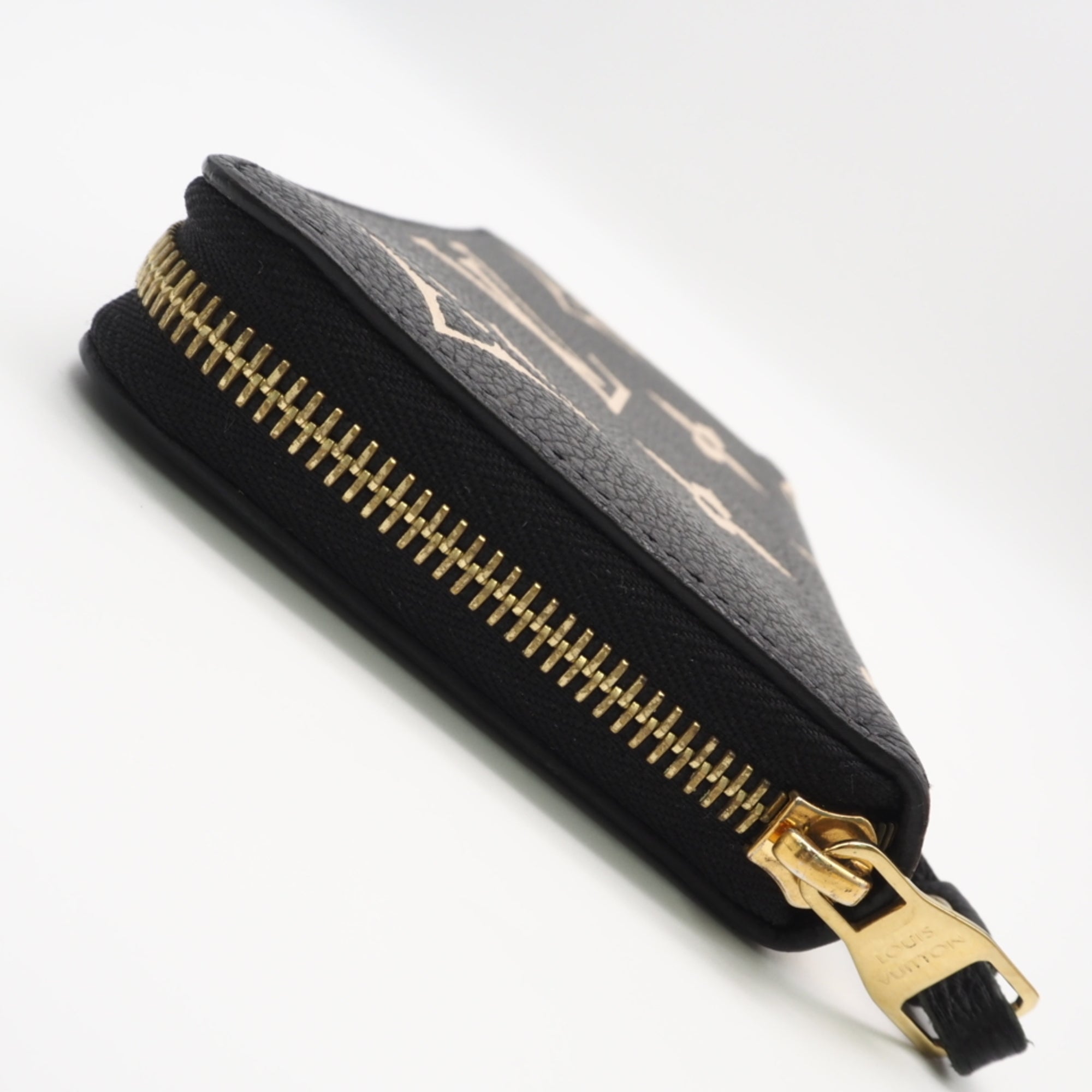 Louis Vuitton Bicolor Black Galle Monogram Monogram Empreinte Long Wallet (Bi-Fold) (Pre-Owned)
