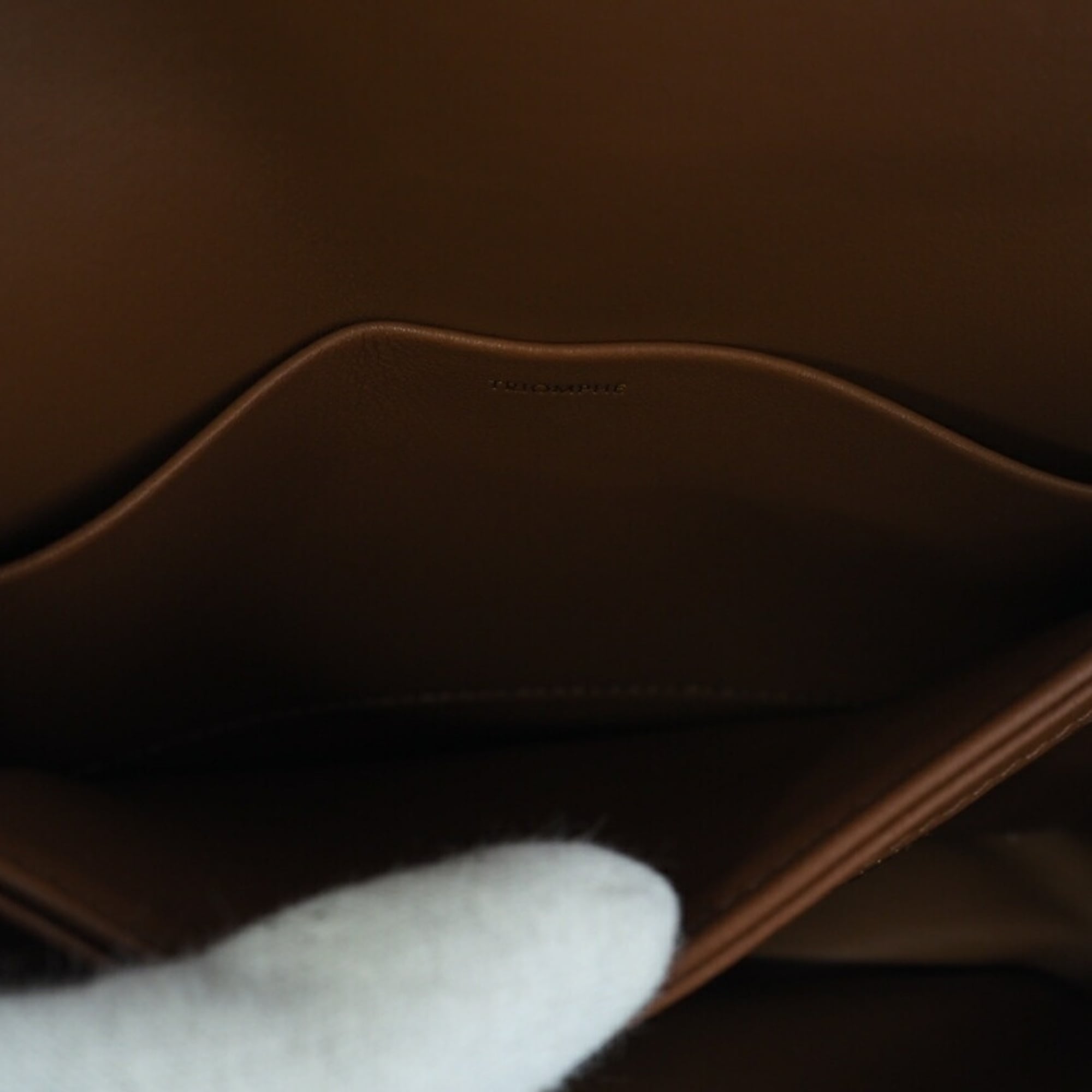 Celine Brown White Canvas Shoulder Bag (Pre-Owned)