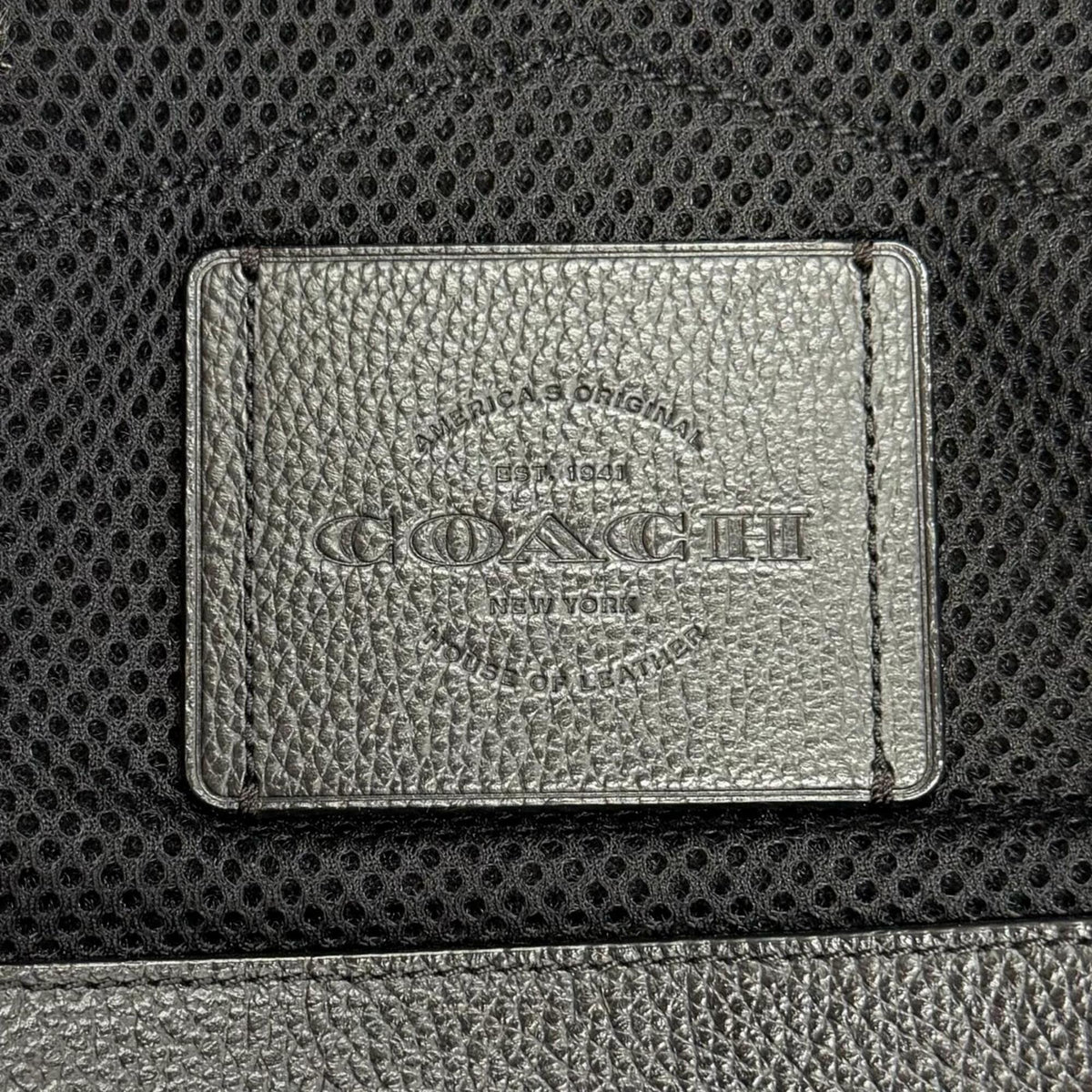 Coach Black Leather Backpack (Pre-Owned)