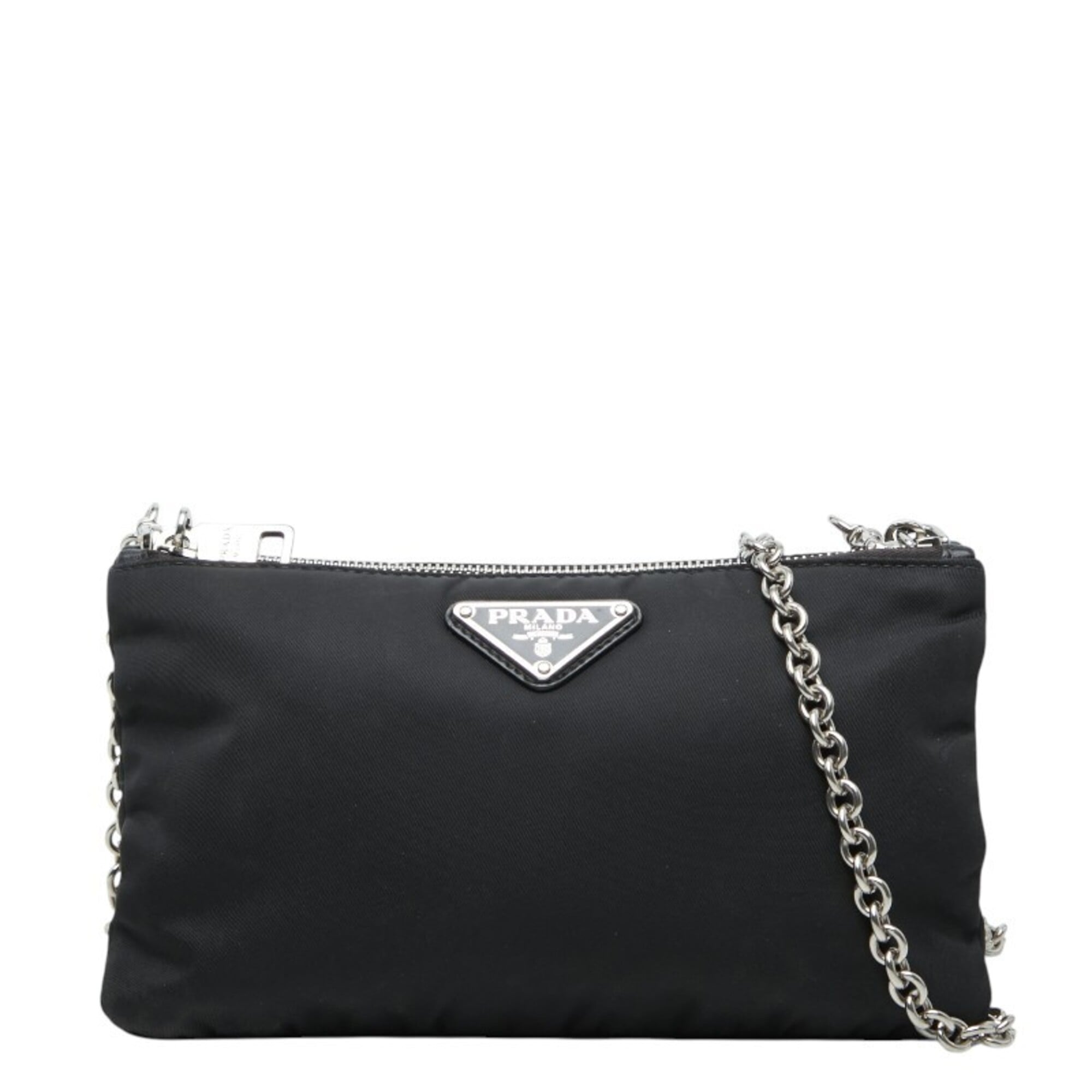Prada Black Nylon Shoulder Bag (Pre-Owned)