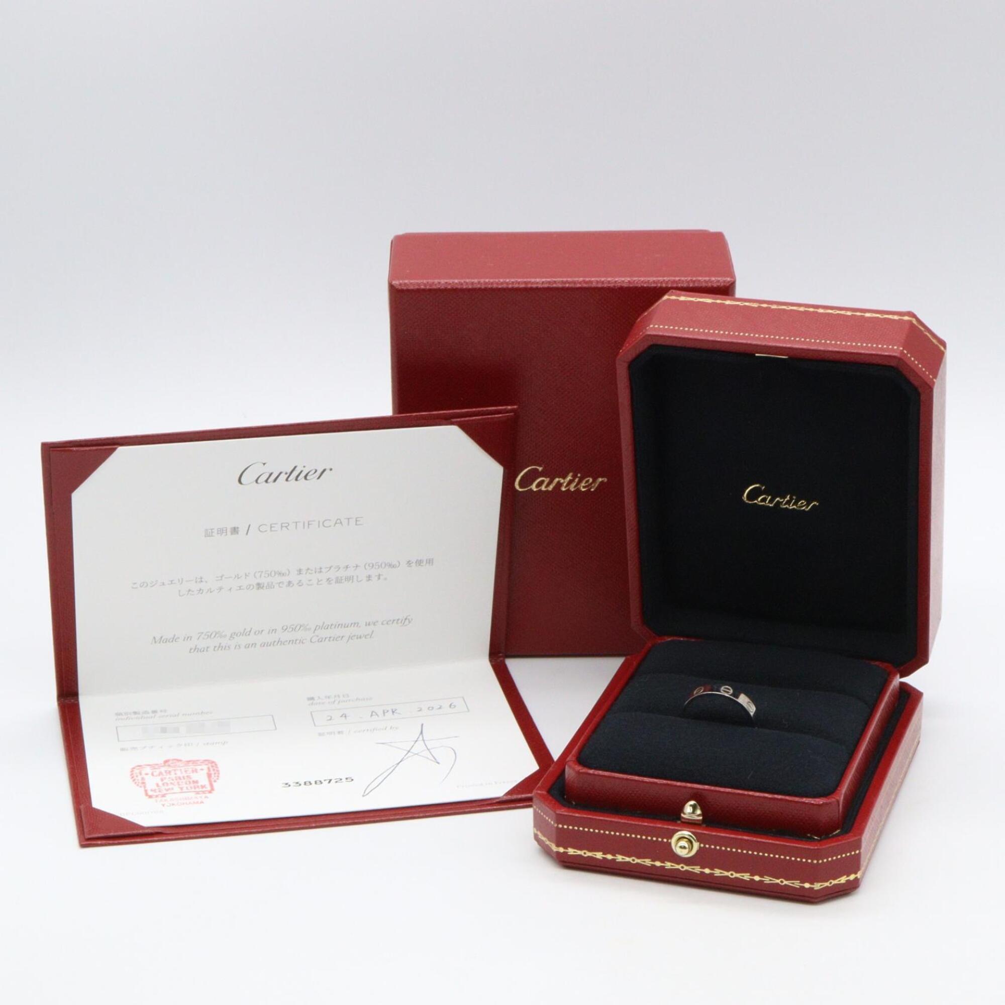 Cartier White Gold White Gold (18K) Band Ring (Pre-Owned)