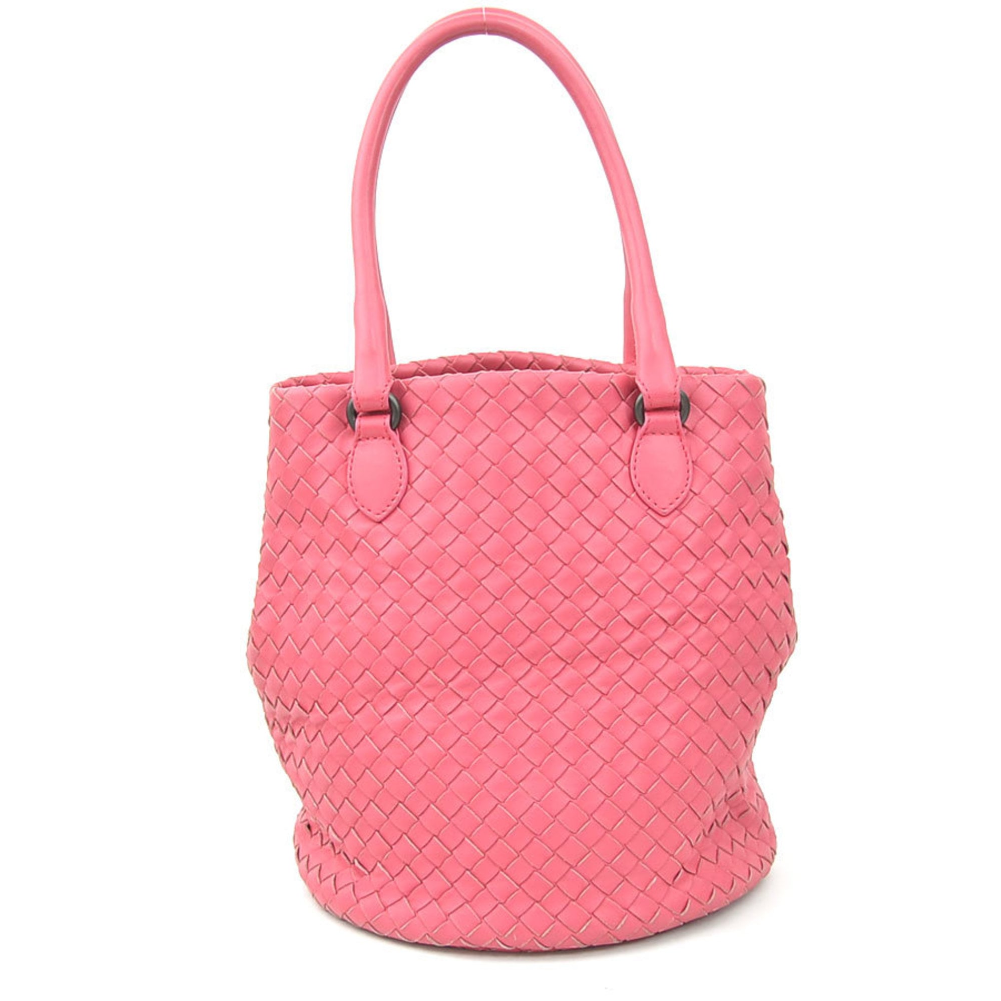 Bottega Veneta Pink Intrecciato Handbag (Pre-Owned)
