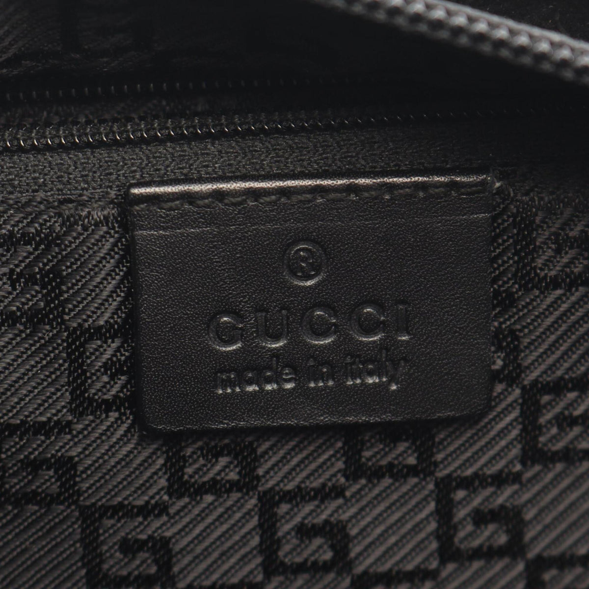 Gucci Black Suede Leather Handbag (Pre-Owned)