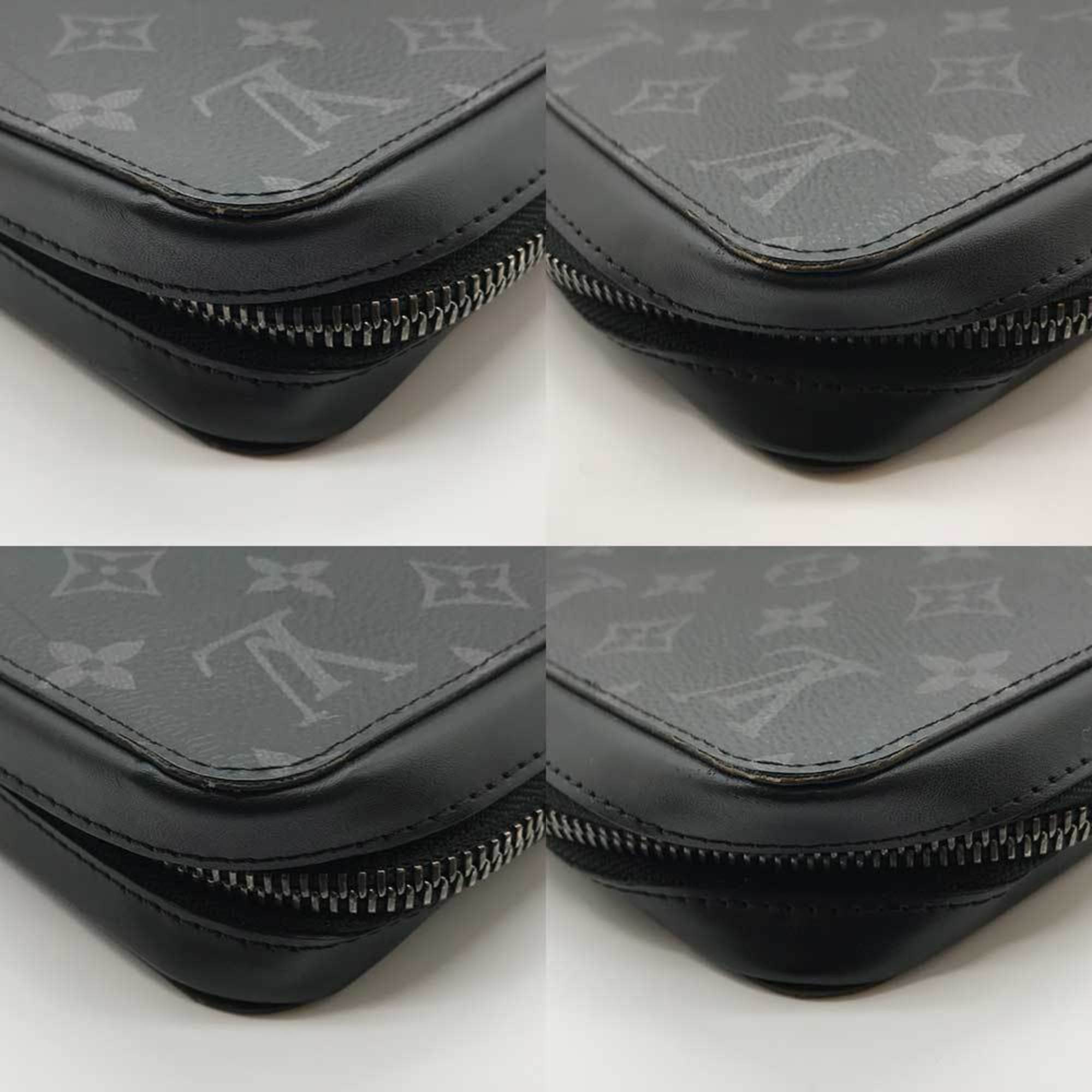 Louis Vuitton Monogram Eclipse Black Monogram Eclipse Long Wallet (Bi-Fold) (Pre-Owned)